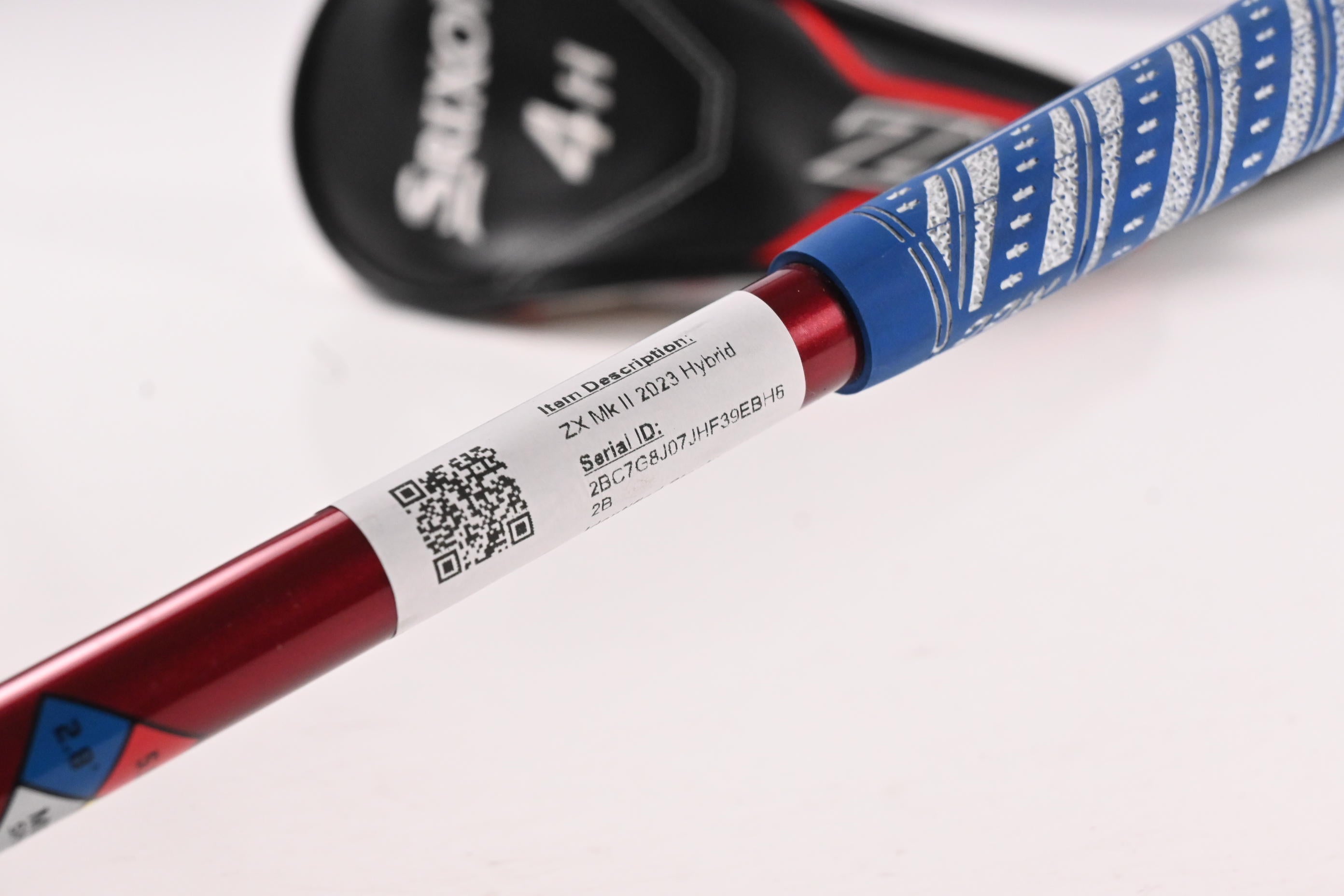 Left Hand Srixon ZX Mk II 2023 #4 Hybrid / 22 Degree / Regular Flex HZRDUS Red