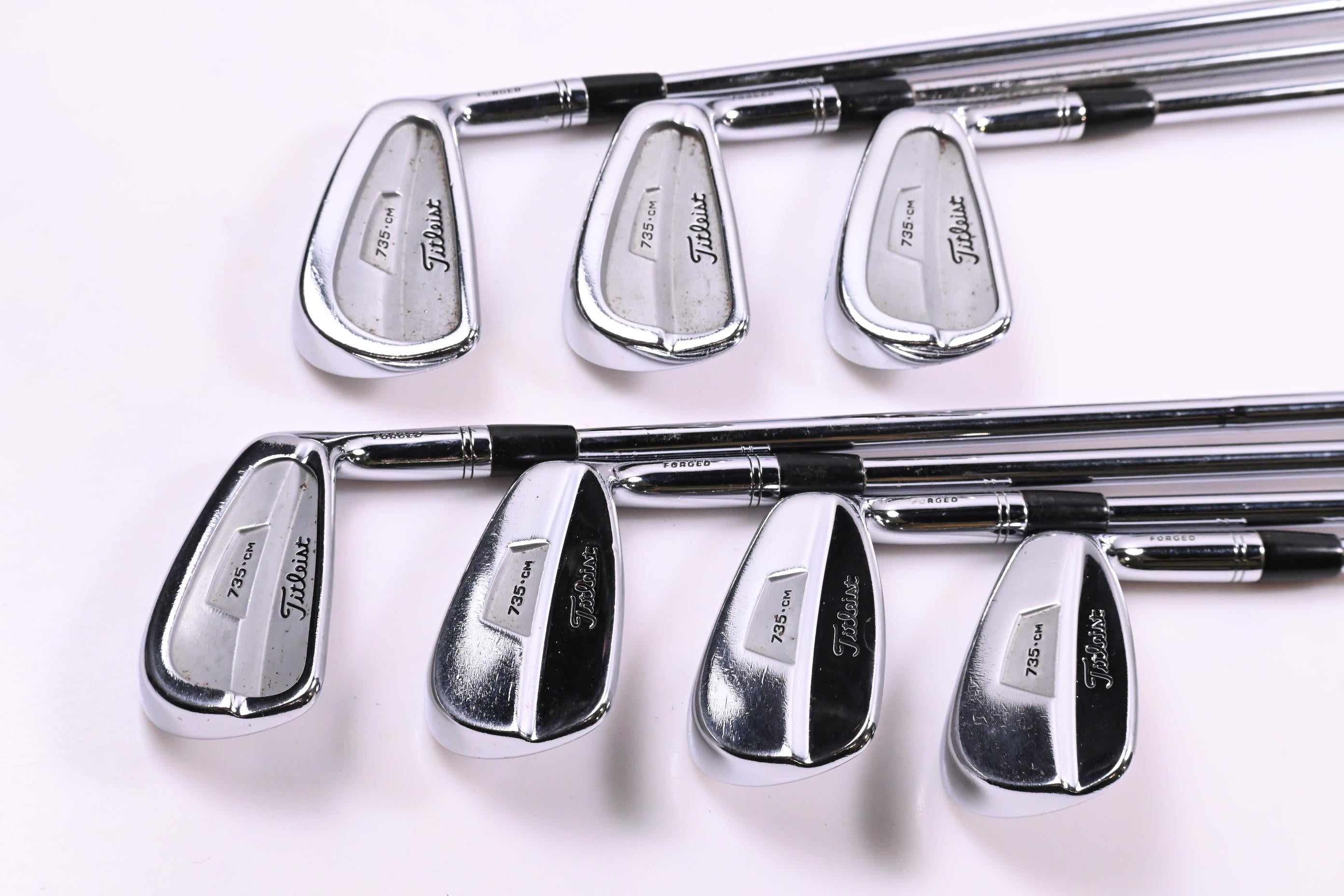 Titleist 735.CM Irons / 4-PW / Stiff Flex Dynamic Gold S300 Shafts