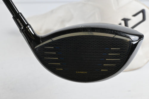Left Hand TaylorMade Qi10 Driver / 10.5 Degree / X-Flex HZRDUS Smoke Blue RDX