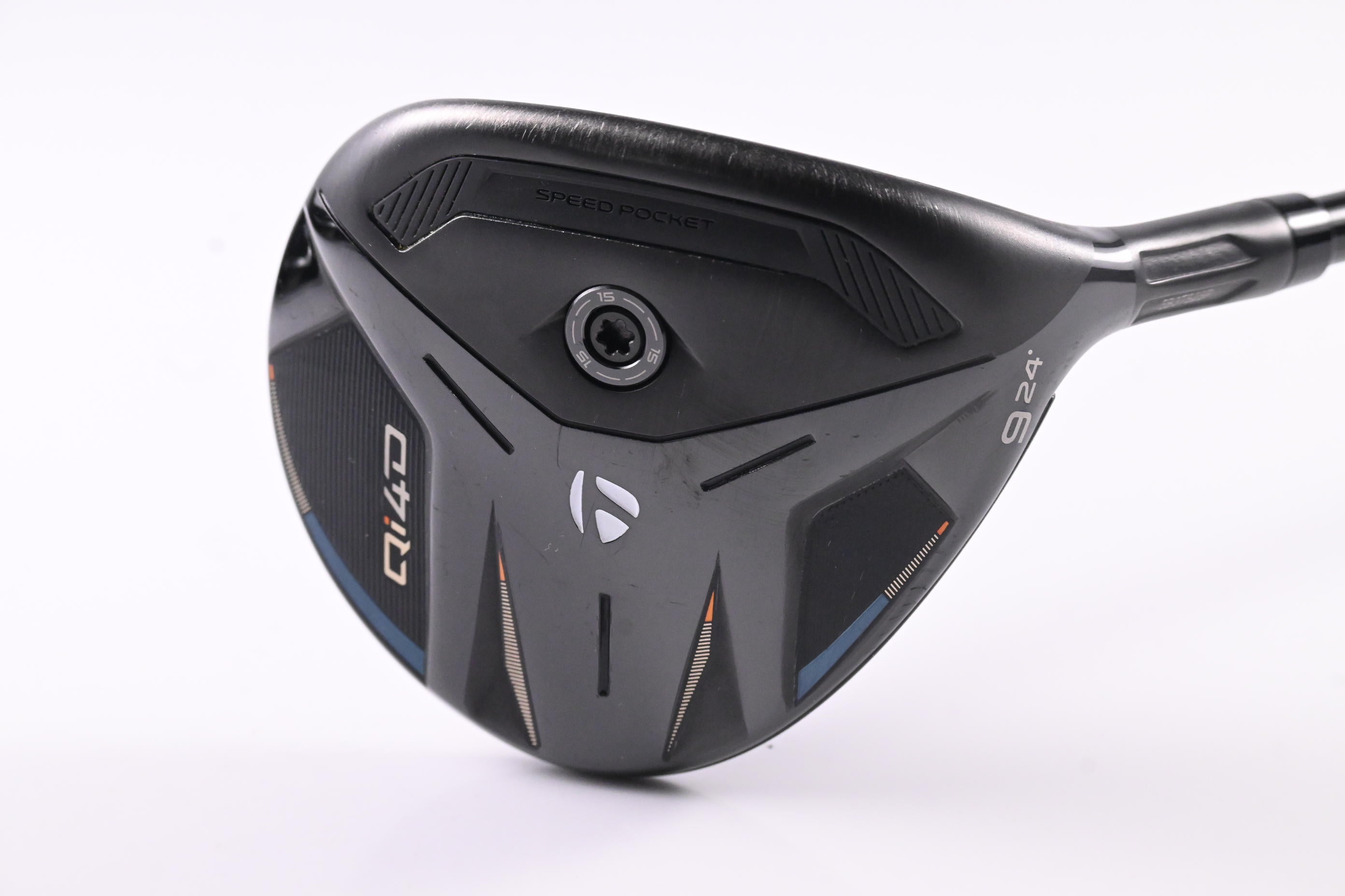 Taylormade Qi4D #9 Wood / 24 Degree / X-Flex Graphite Design Tour AD DI-9 Shaft