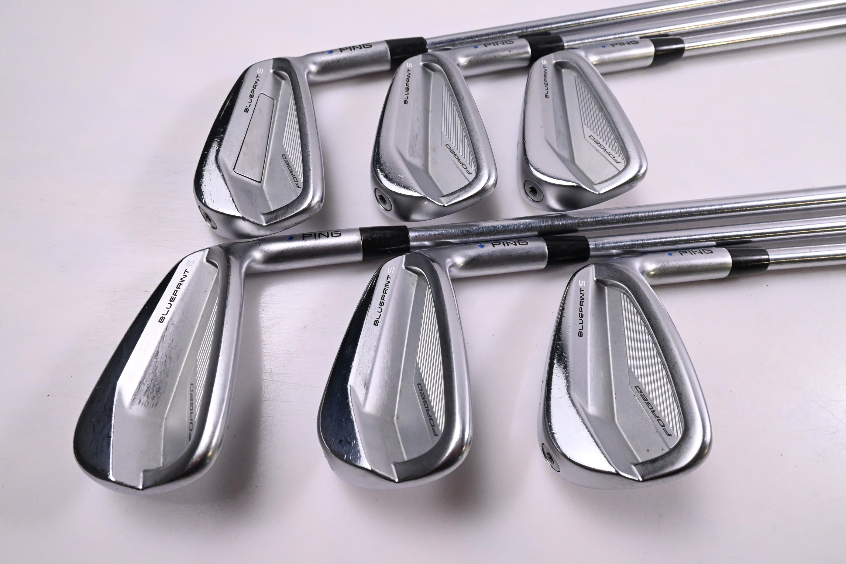 Ping Blueprint S Irons / 5-PW / Blue Dot / Stiff Flex Project X IO 110 Shafts
