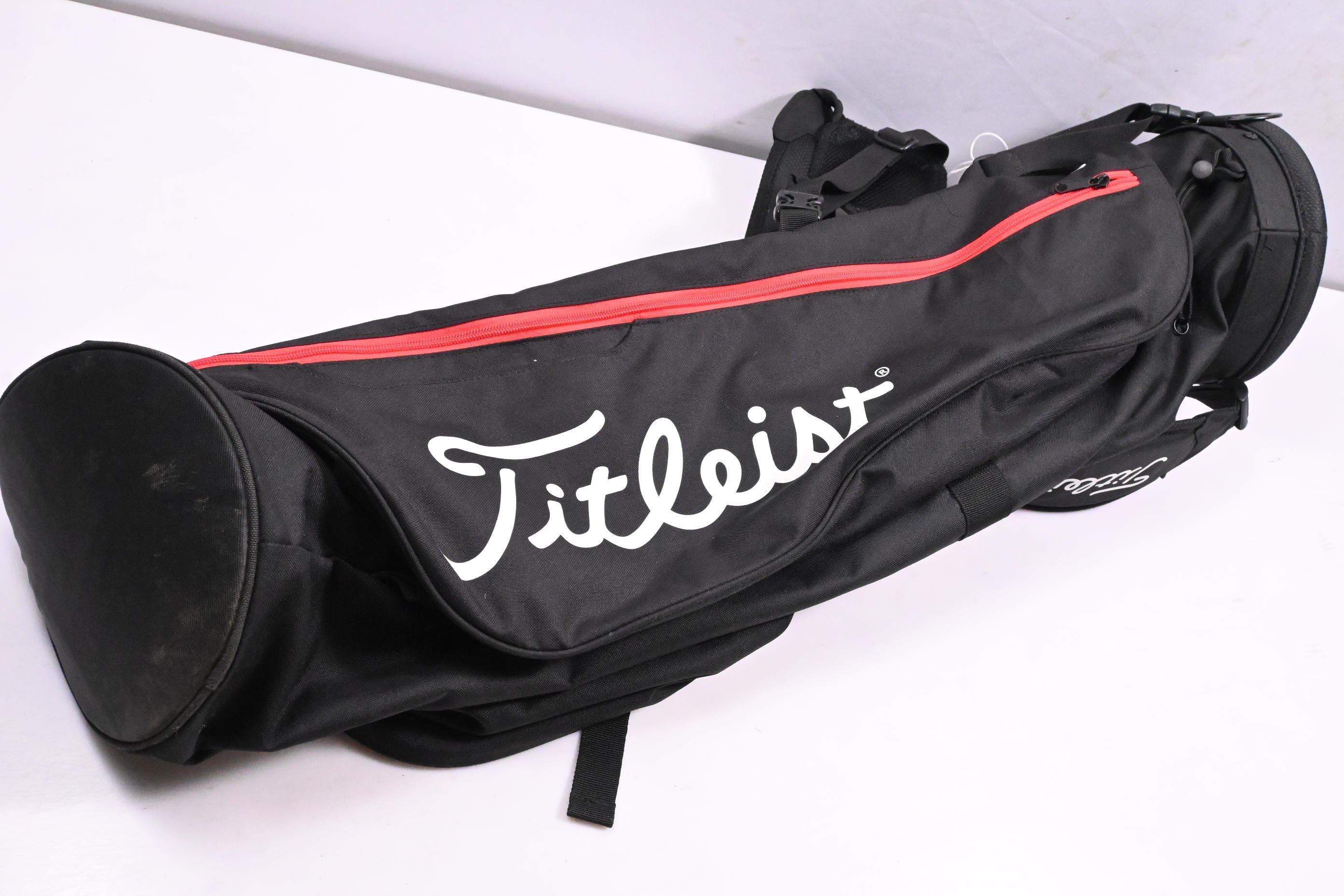 Titleist Pencil Bag / 2-Way Divider / Black, Red
