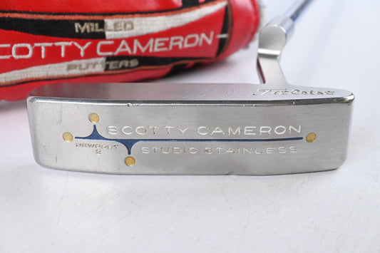Scotty Cameron Studio Stainless Newport 2 Putter / 33.5 Inch