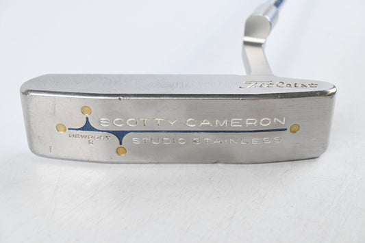 Scotty Cameron Studio Stainless Newport 2 Putter / 33.5 Inch