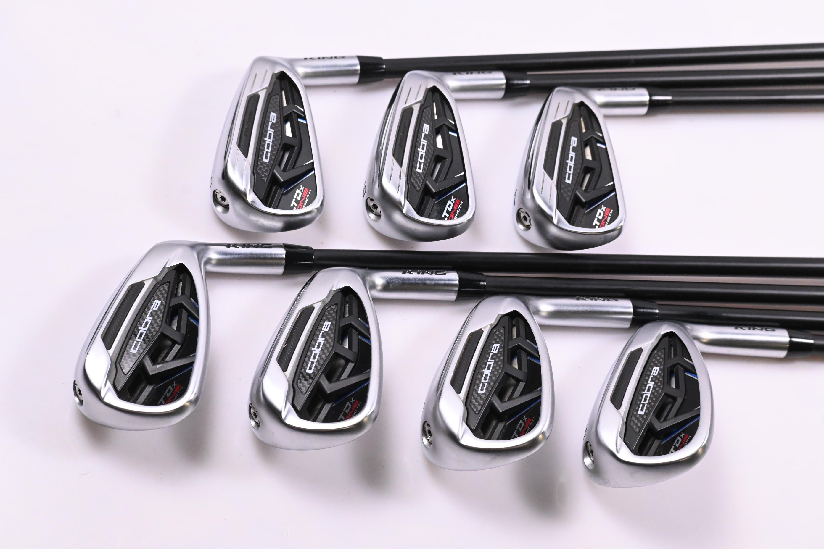 Cobra LTDx One Length Irons / 5-PW+GW / Regular Flex KBS PGI 75 Shafts