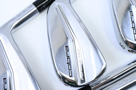 Cobra Forged Tec 2022 Irons / 4-PW+GW / Stiff Flex KBS $-Taper Lite Shafts