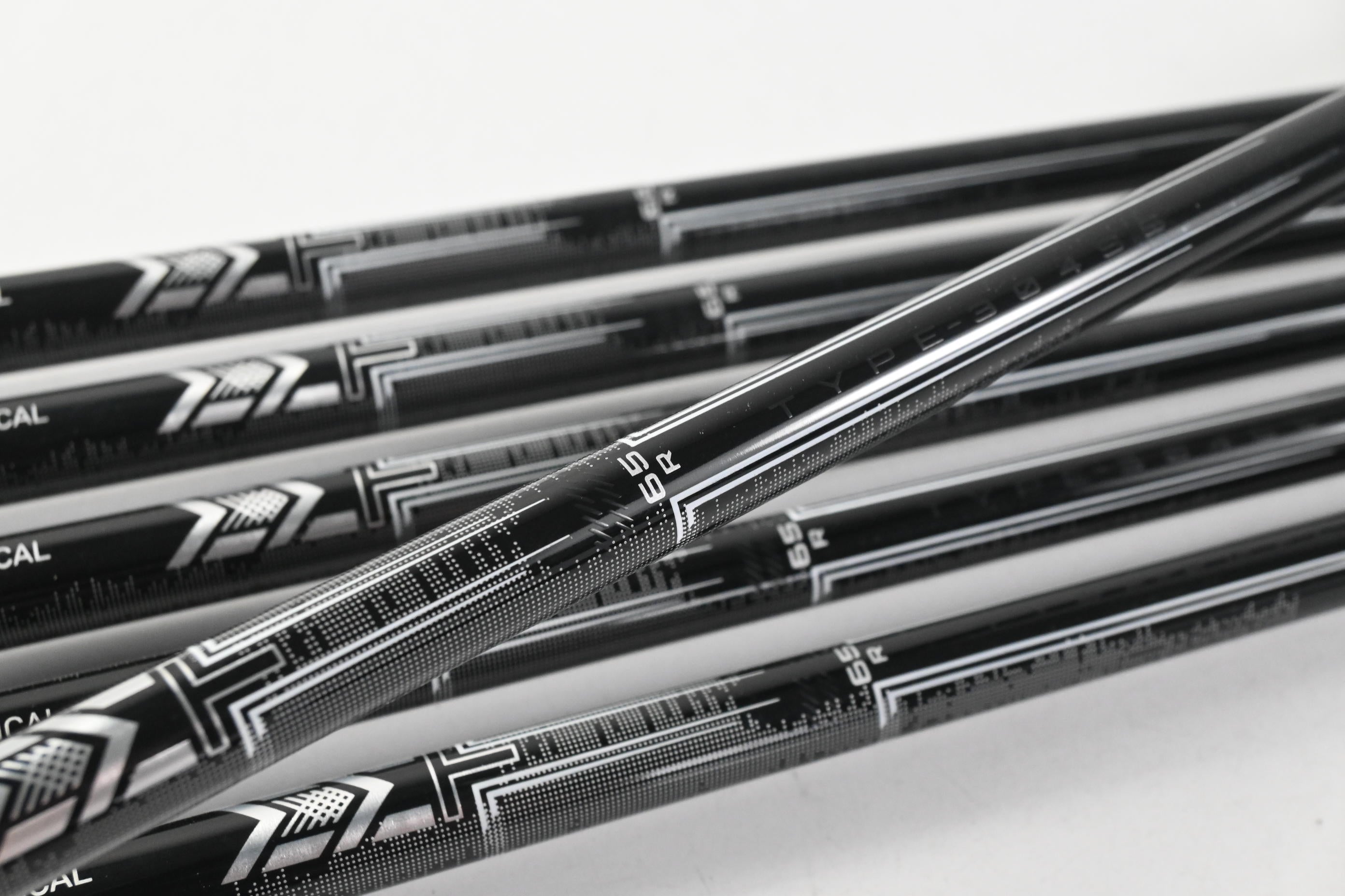 Mitsubishi MMT Black 65 Iron Shafts / Regular Flex / .355" Tips