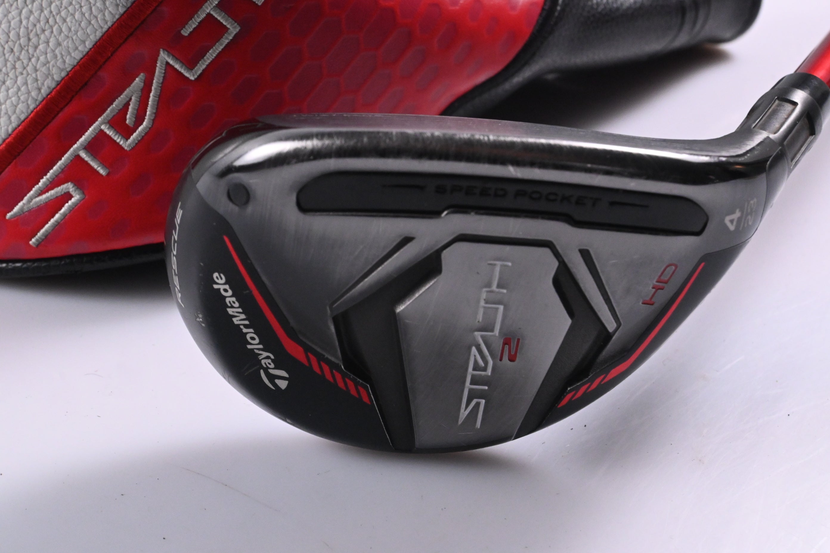 Taylormade Stealth 2 HD #4 Hybrid / 23 Degree / Regular Flex Speeder NX Red 50