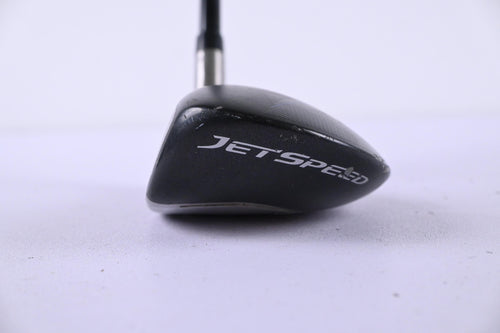 Left Hand Taylormade Jetspeed #4 Hybrid / 22 Degree / Stiff Flex VeloxT 75 Shaft