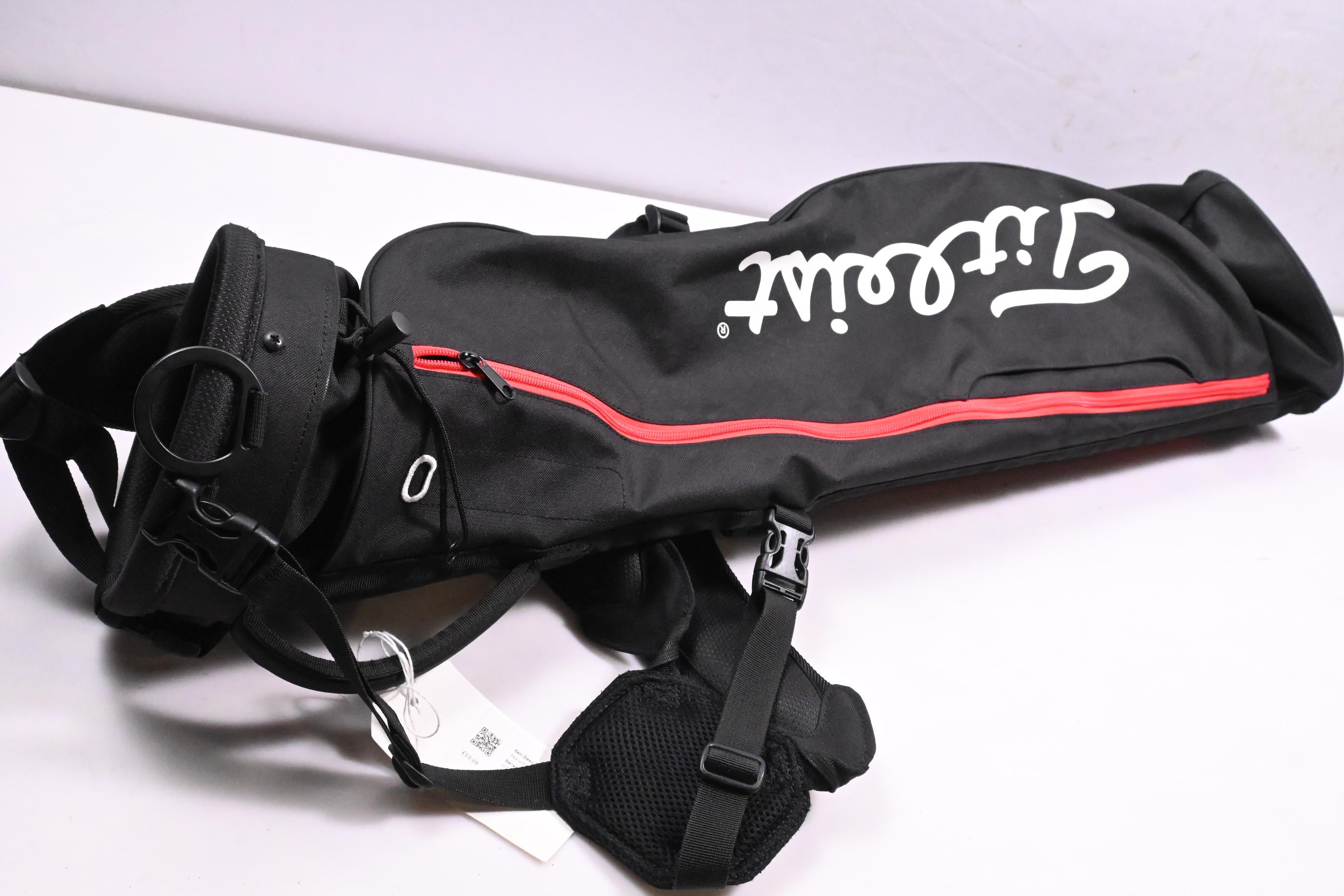 Titleist Pencil Bag / 2-Way Divider / Black, Red