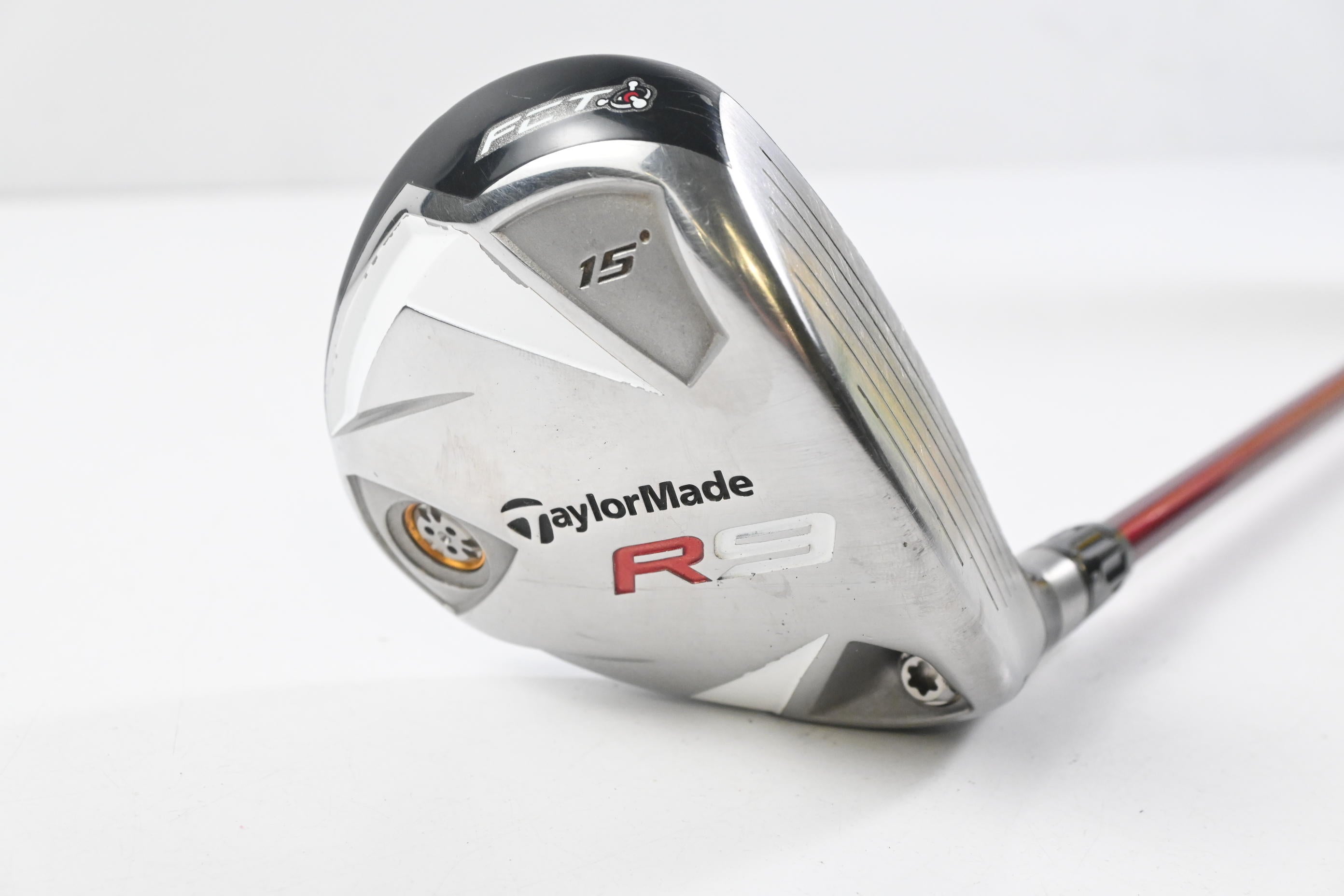 Taylormade R9 #3 Wood / 15 Degree / Stiff Flex Fujikura Motore 70 Shaft