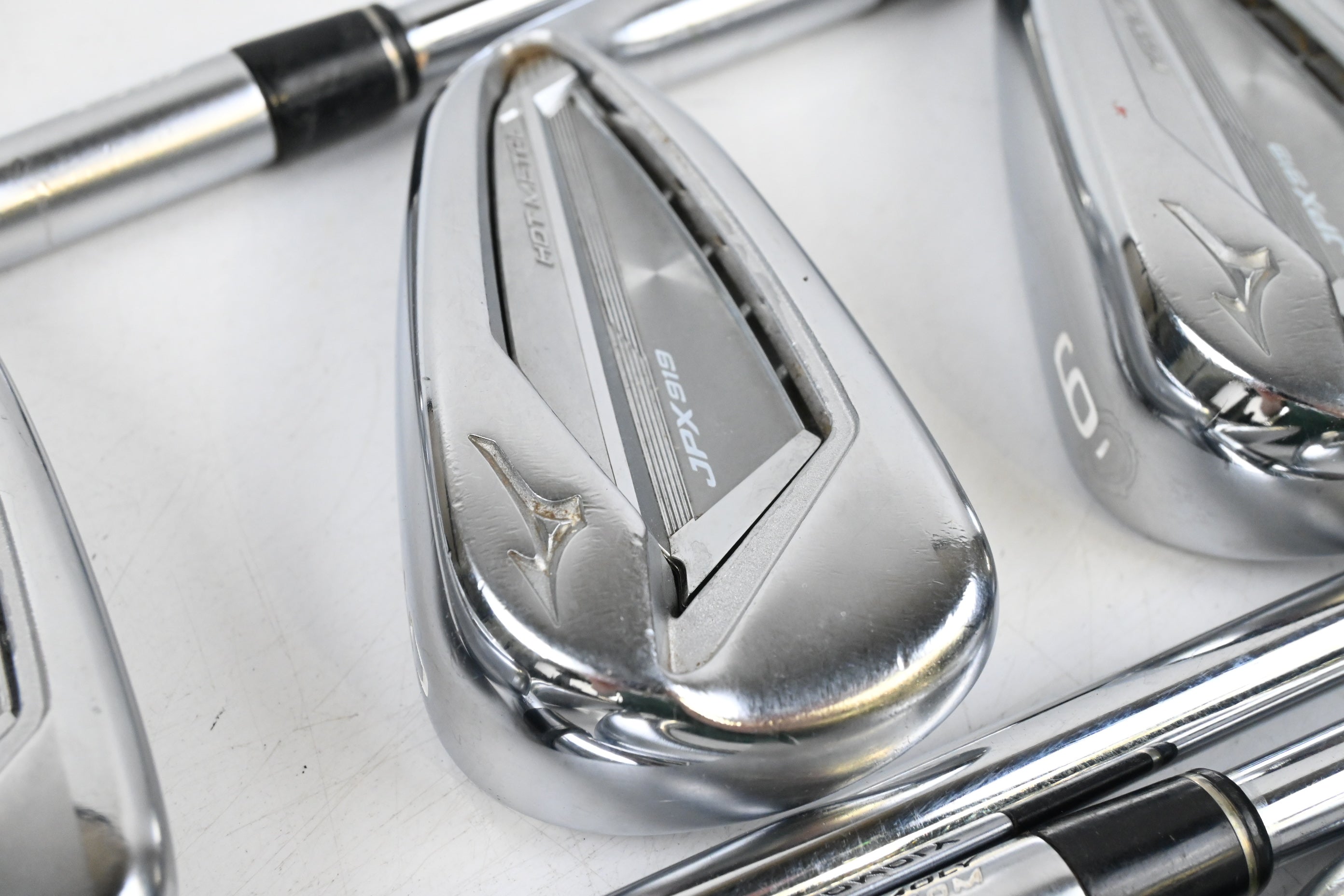 Mizuno JPX 919 Hot Metal Irons / 4-PW / Stiff Flex N.S.Pro Modus3 Tour 105 Shafts
