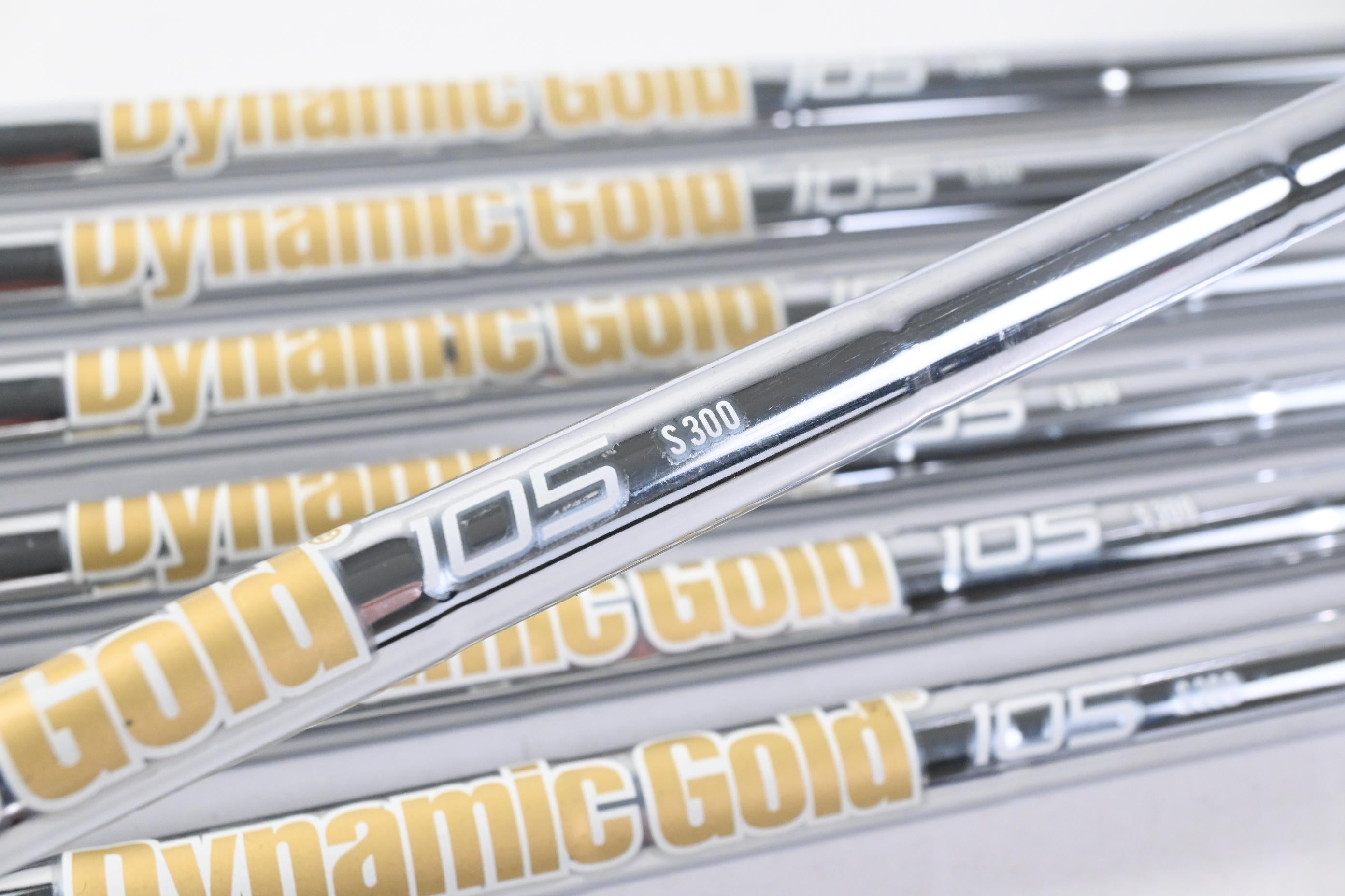 Dynamic Gold S300 105 Shafts / Stiff Flex / Set Of 7 / .355" Tips