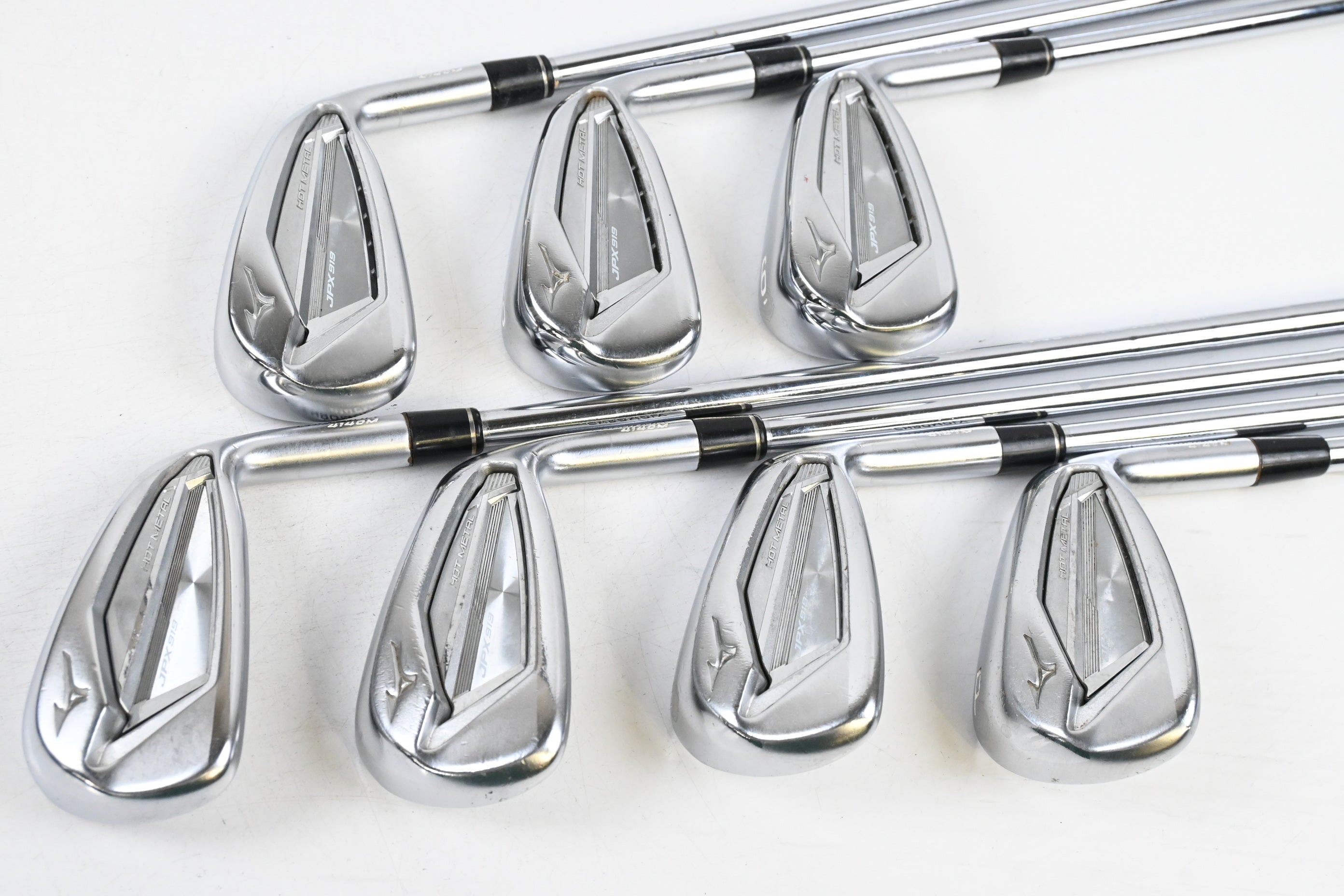 Mizuno JPX 919 Hot Metal Irons / 4-PW / Stiff Flex N.S.Pro Modus3 Tour 105 Shafts