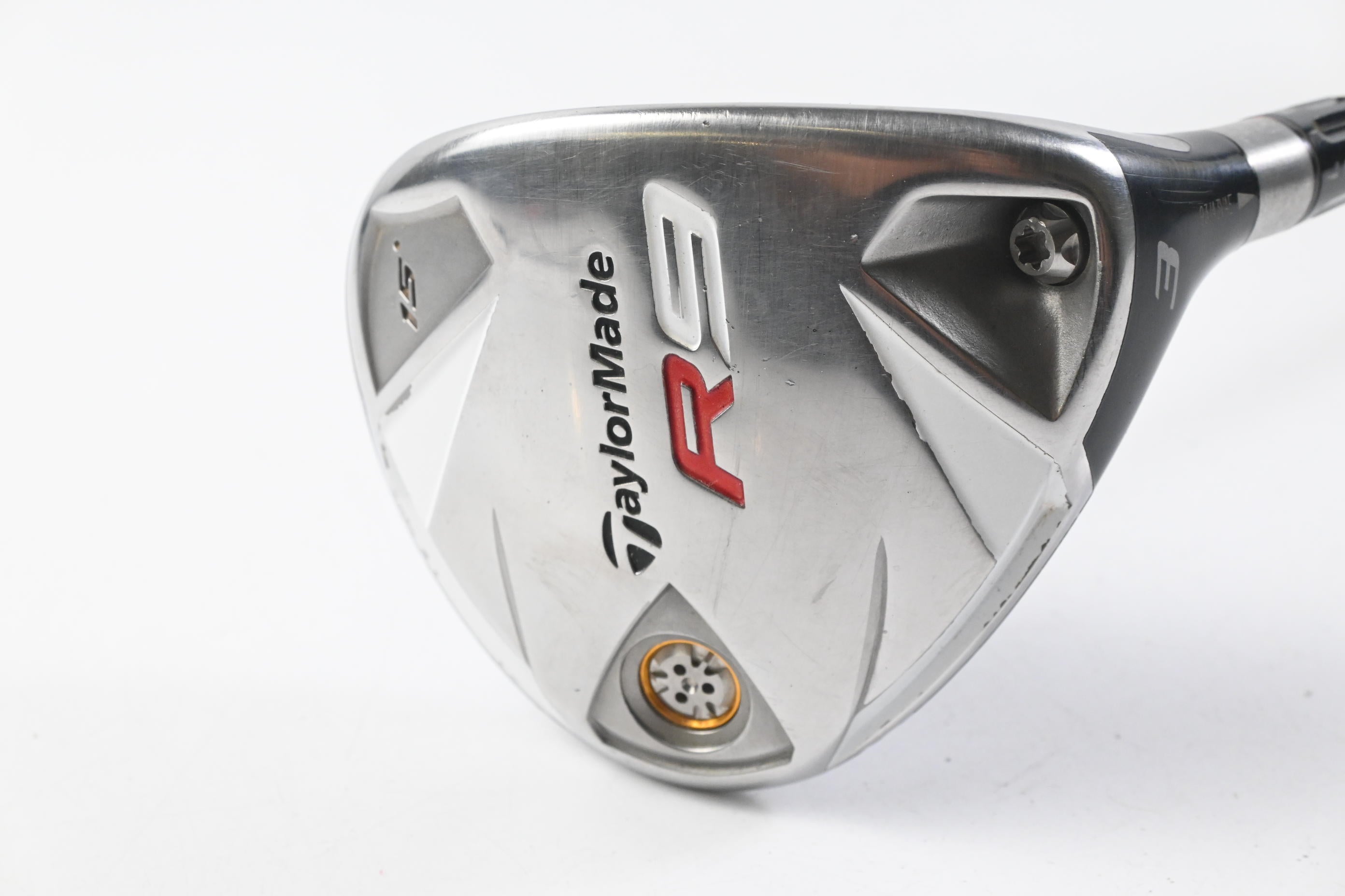 Taylormade R9 #3 Wood / 15 Degree / Stiff Flex Fujikura Motore 70 Shaft