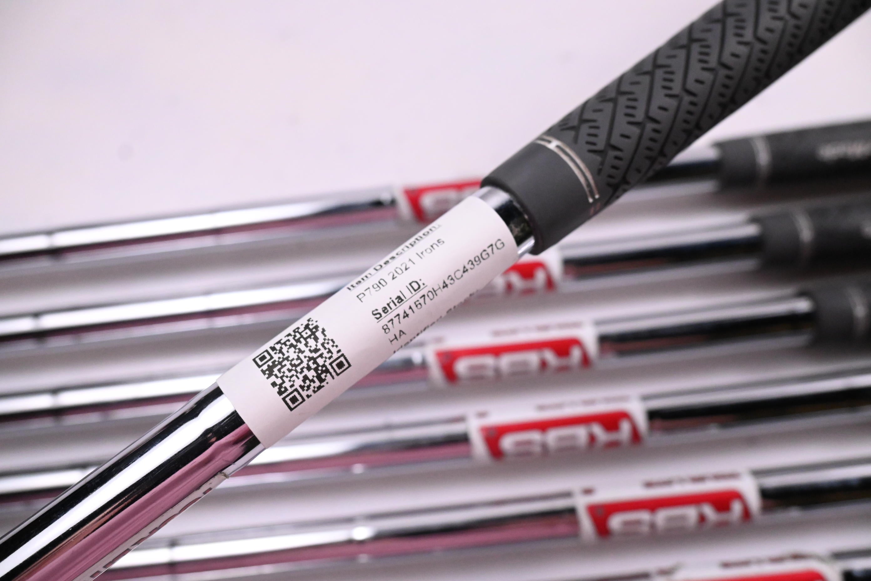 Taylormade P790 2021 Irons / 4-PW / Stiff Flex KBS Tour Lite Shafts