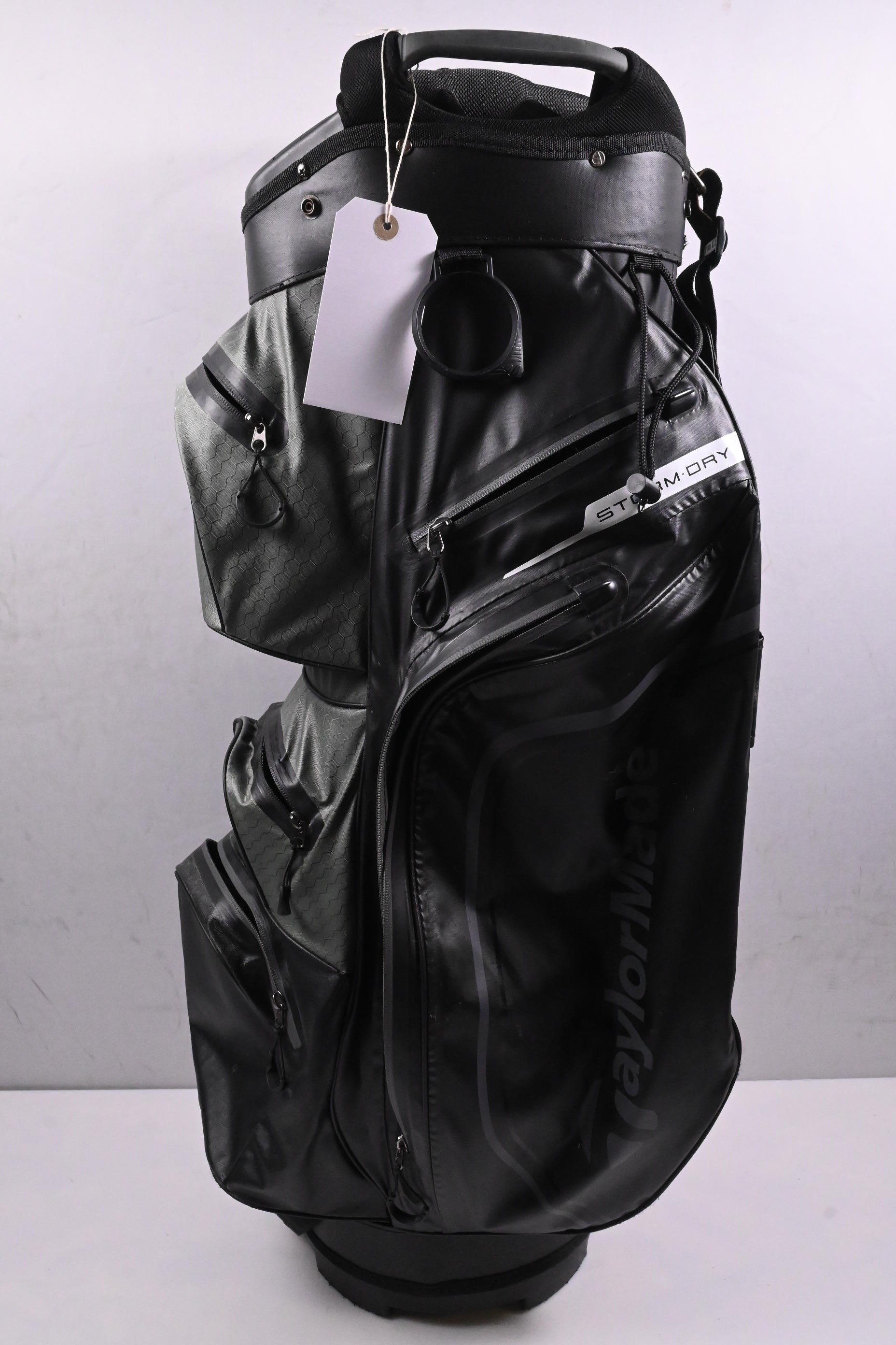 Taylormade Storm Dry Cart Bag / 14-Way Divider / Black, Grey