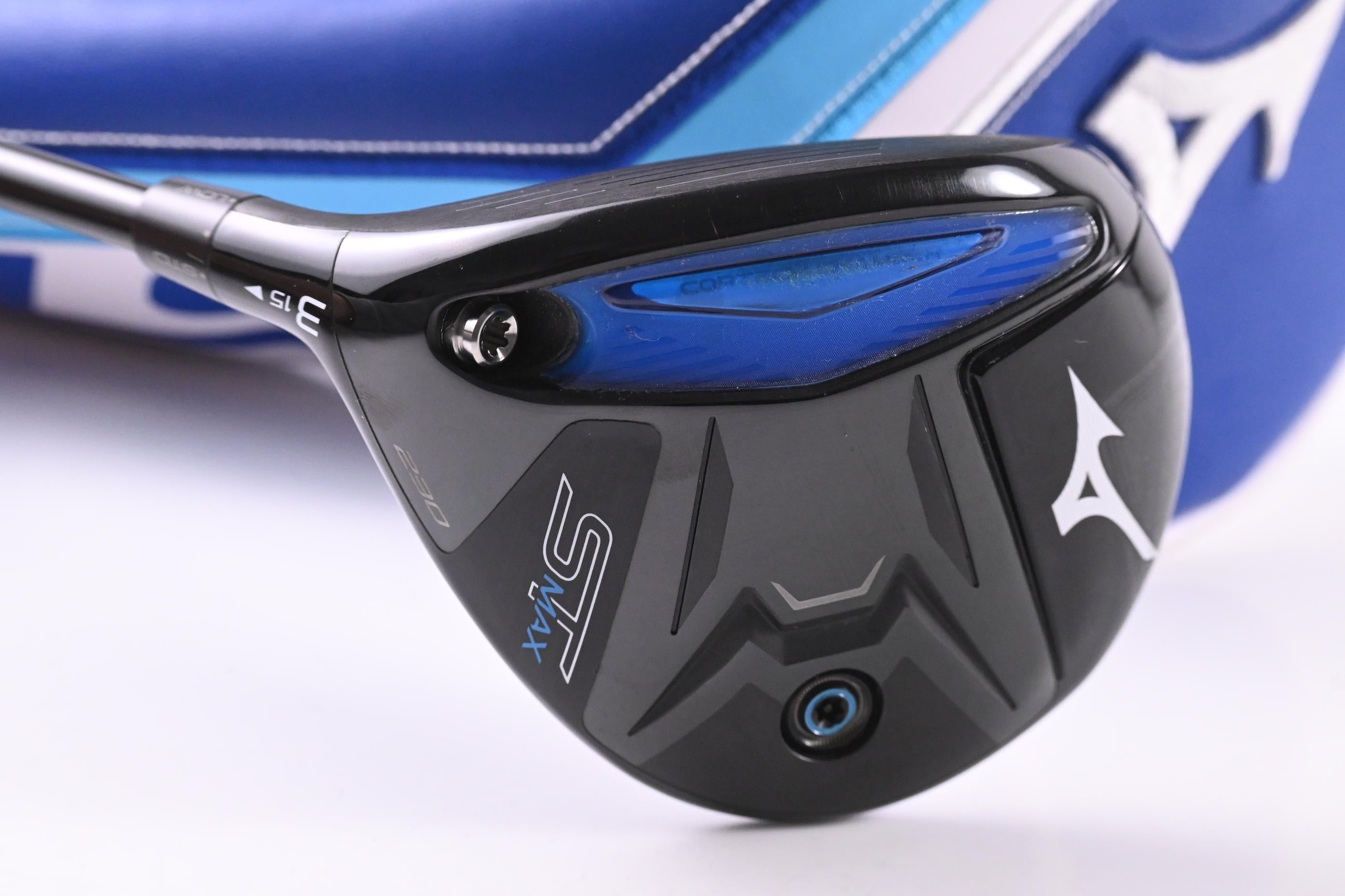 Left Hand Mizuno ST-Max 230 #3 Wood / 15 Degree / Stiff Flex Kai`li Blue 60 Shaft