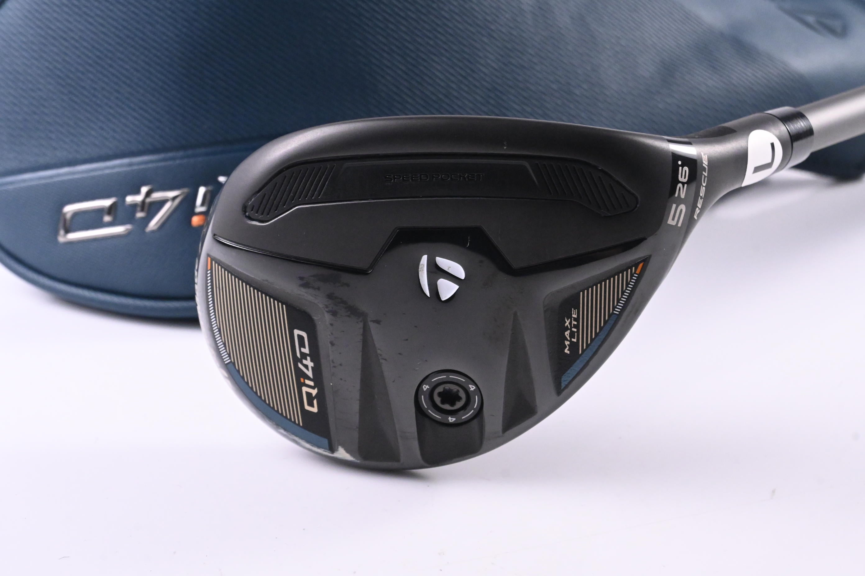 Taylormade Qi4D Max Lite #5 Hybrid / 26 Degree / Senior Flex Reax 45 Shaft