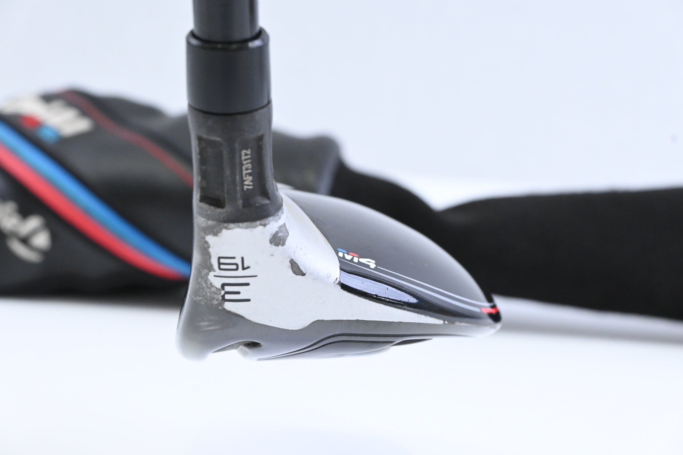 Taylormade M4 #3 Hybrid / 19 Degree / Stiff Flex Fujikura Atmos Red 7 Shaft