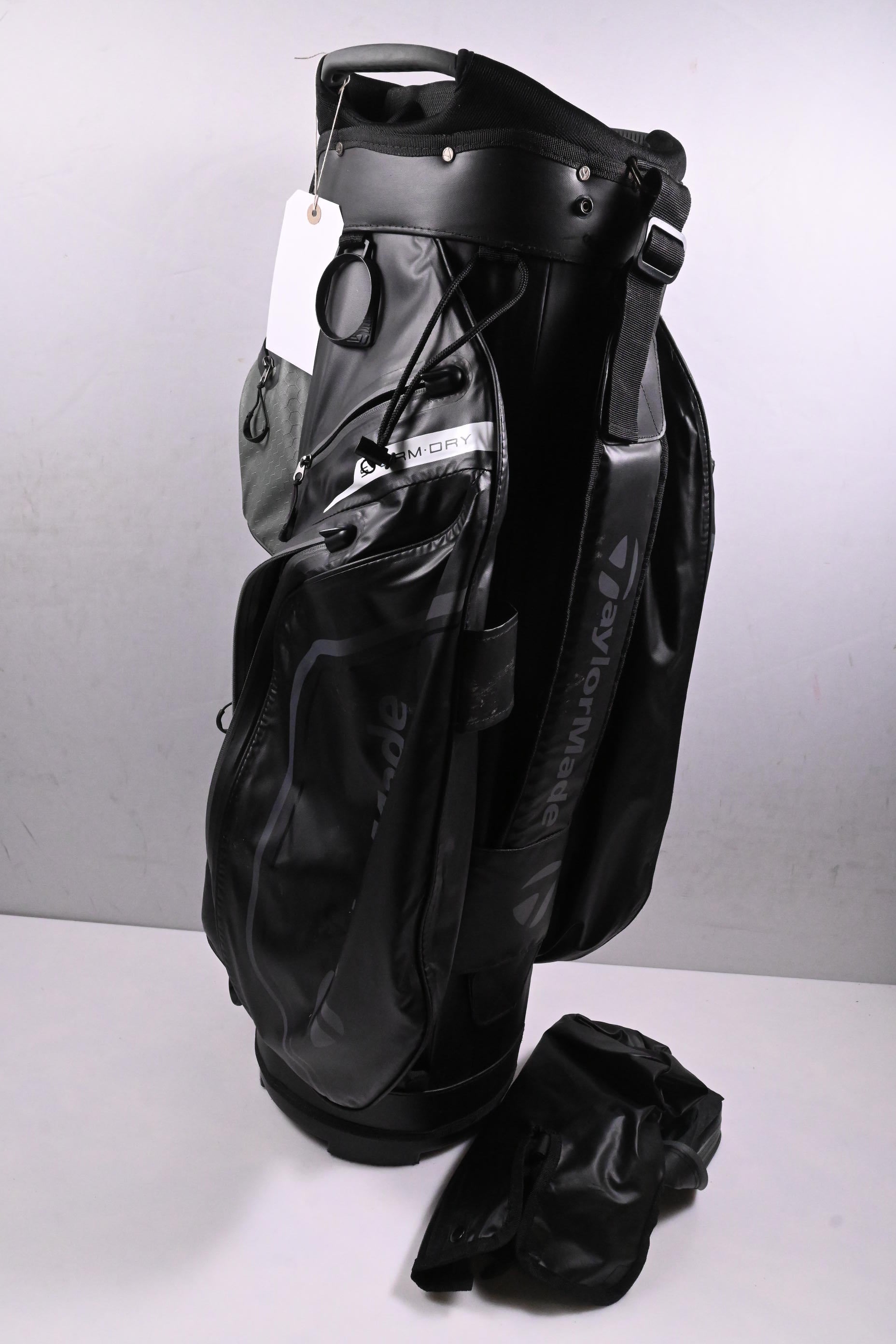 Taylormade Storm Dry Cart Bag / 14-Way Divider / Black, Grey