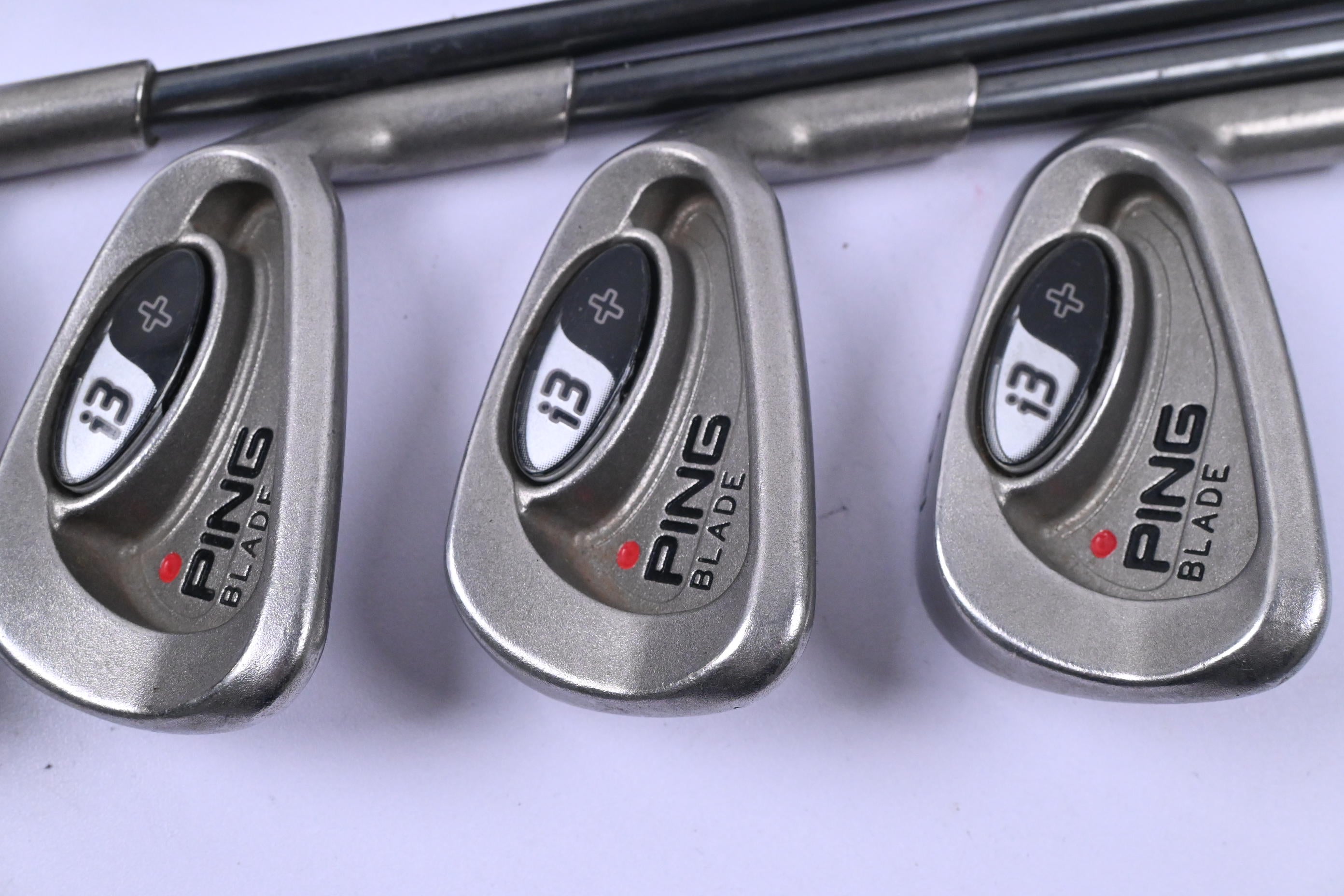 Ping i3+ Blade Irons / 3-9i / Red Dot / Stiff Flex Ping i3+ Shafts