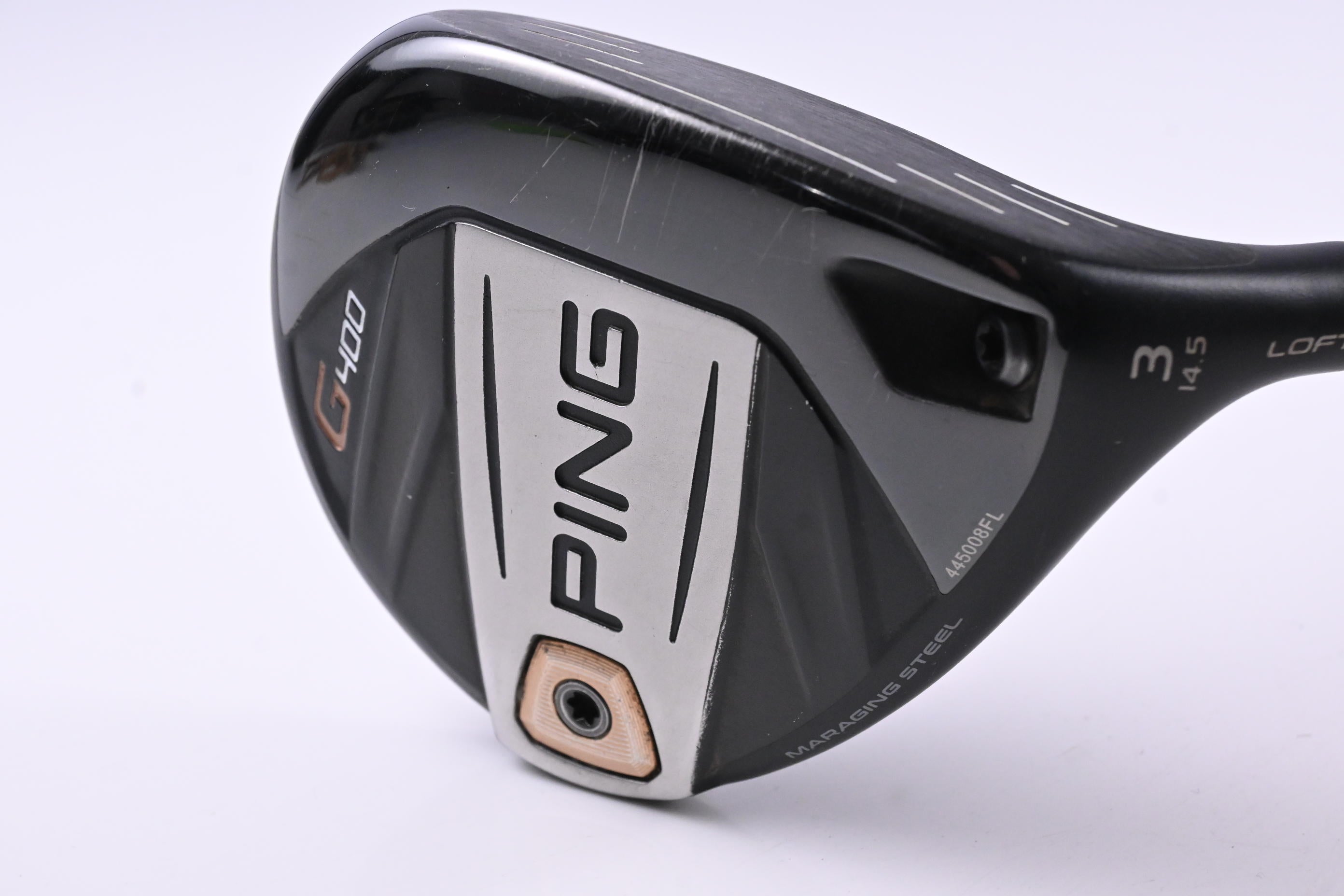 Ping G400 #3 Wood / 14.5 Degree / Regular Flex Ping Alta CB 65 Shaft