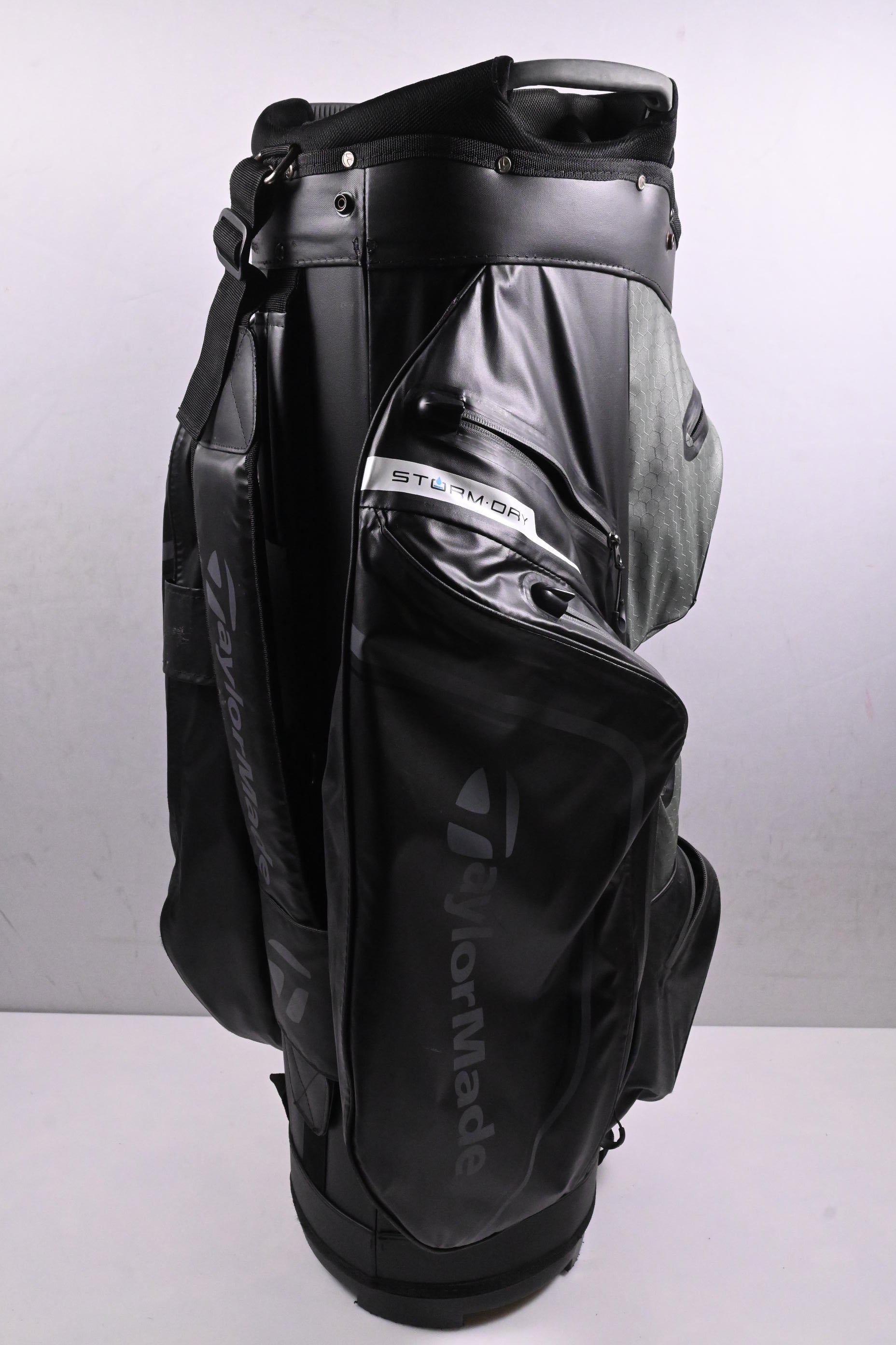 Taylormade Storm Dry Cart Bag / 14-Way Divider / Black, Grey