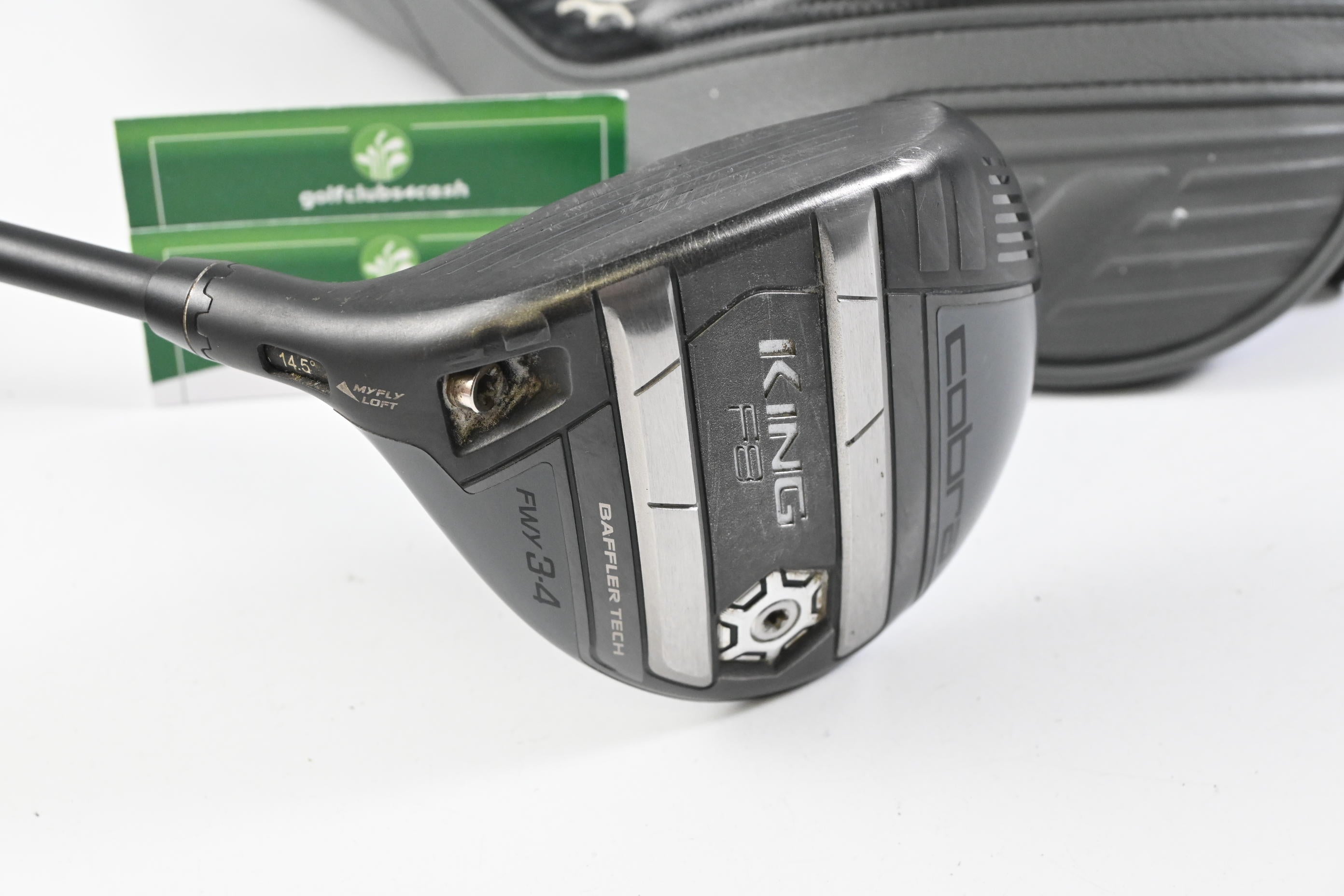 Left Hand Cobra King F8 #3-4 Wood / 13-16 Degree / Stiff Flex Aldila NV Blue 70