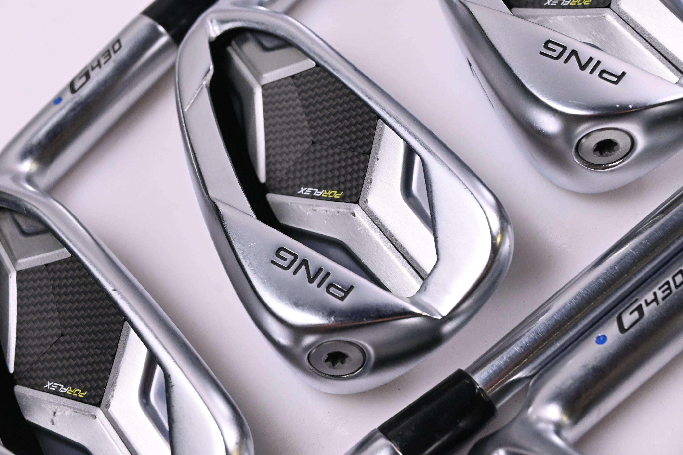 Ping G430 Irons / 5-PW+45°+50° / Blue Dot / Regular Flex Project X IO 105