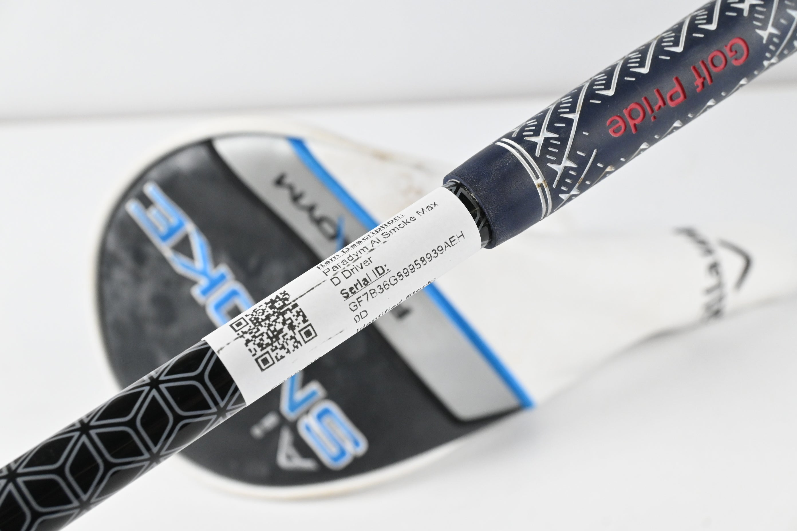 Callaway Paradym Ai Smoke Max D Driver / 12 Degree / Senior Flex Cypher 40 Shaft
