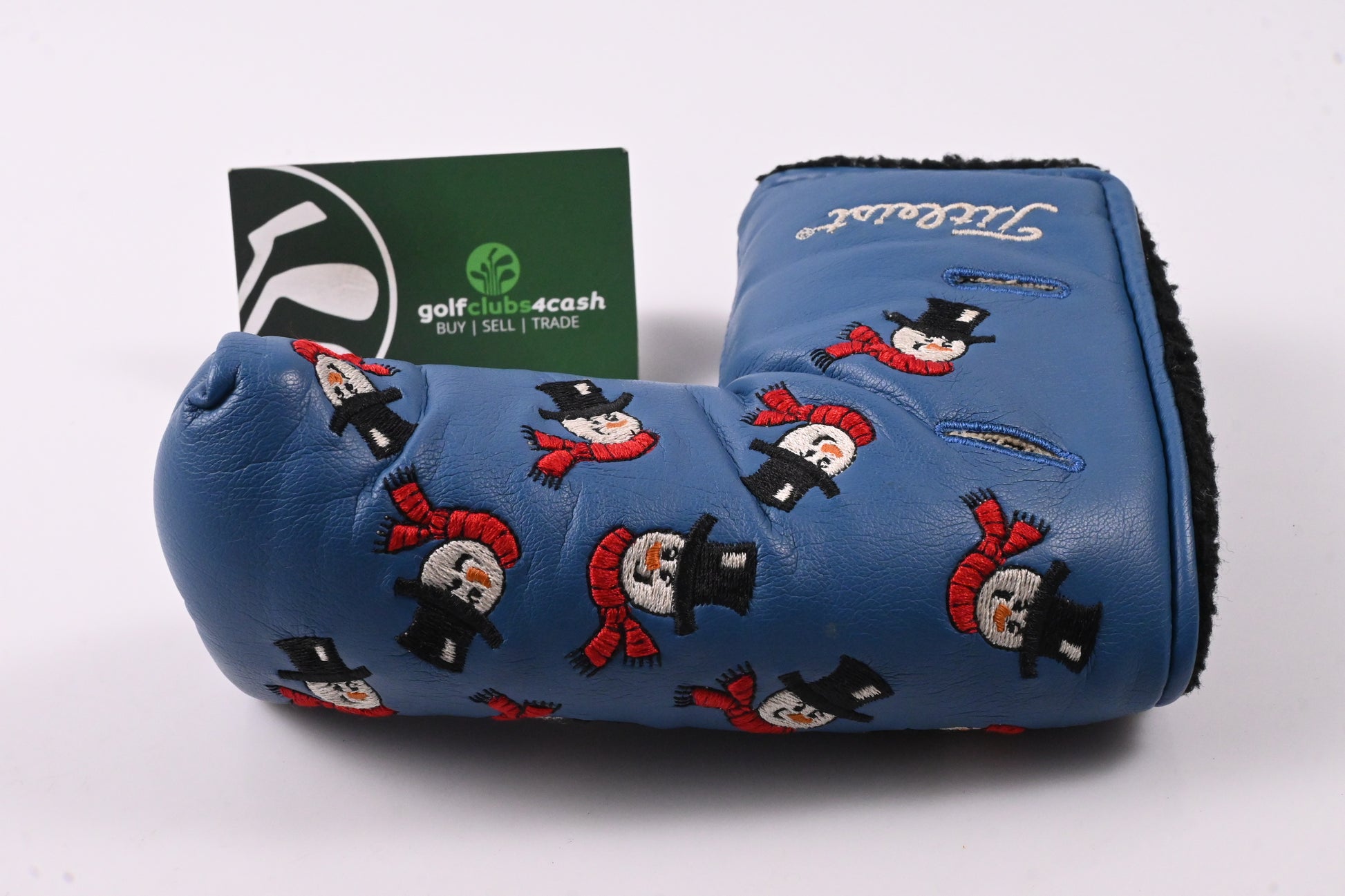Scotty Cameron 2003 Dancing Snowmen Putter Cover / Blade / Blue