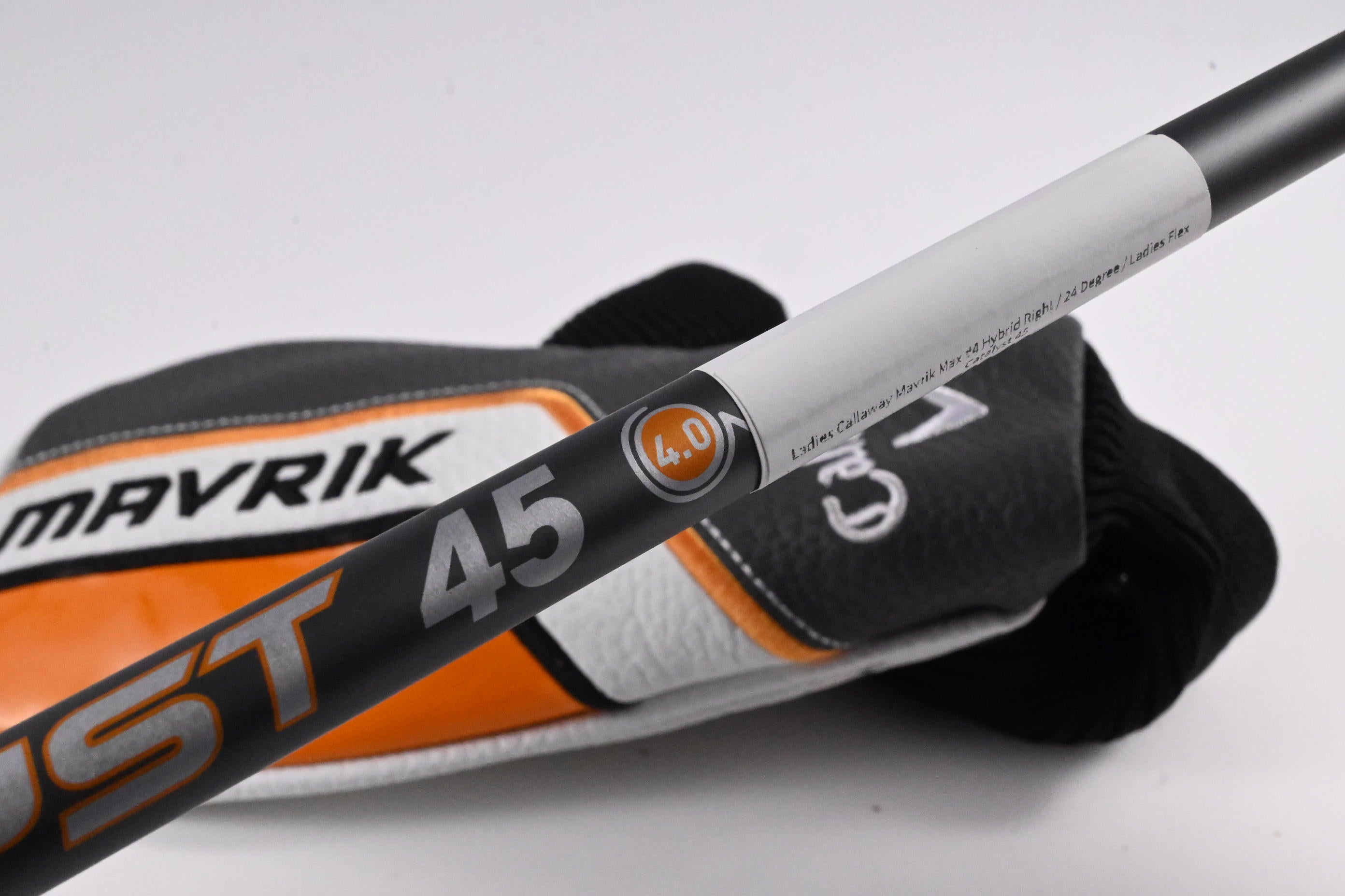 Ladies Callaway Mavrik Max W #4 Hybrid / 24 Degree / Ladies Flex Catalyst 45