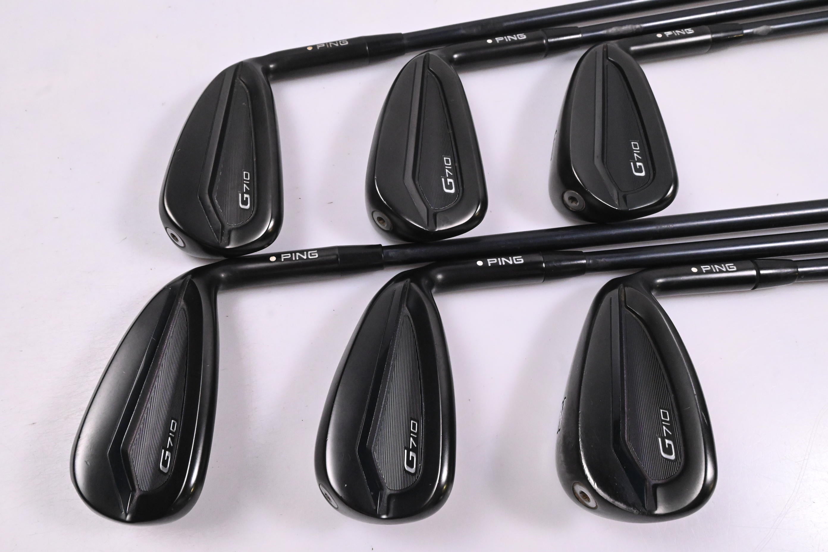 Ping G710 Irons / 5-PW / White Dot / Regular Flex Ping Alta CB Red Shafts