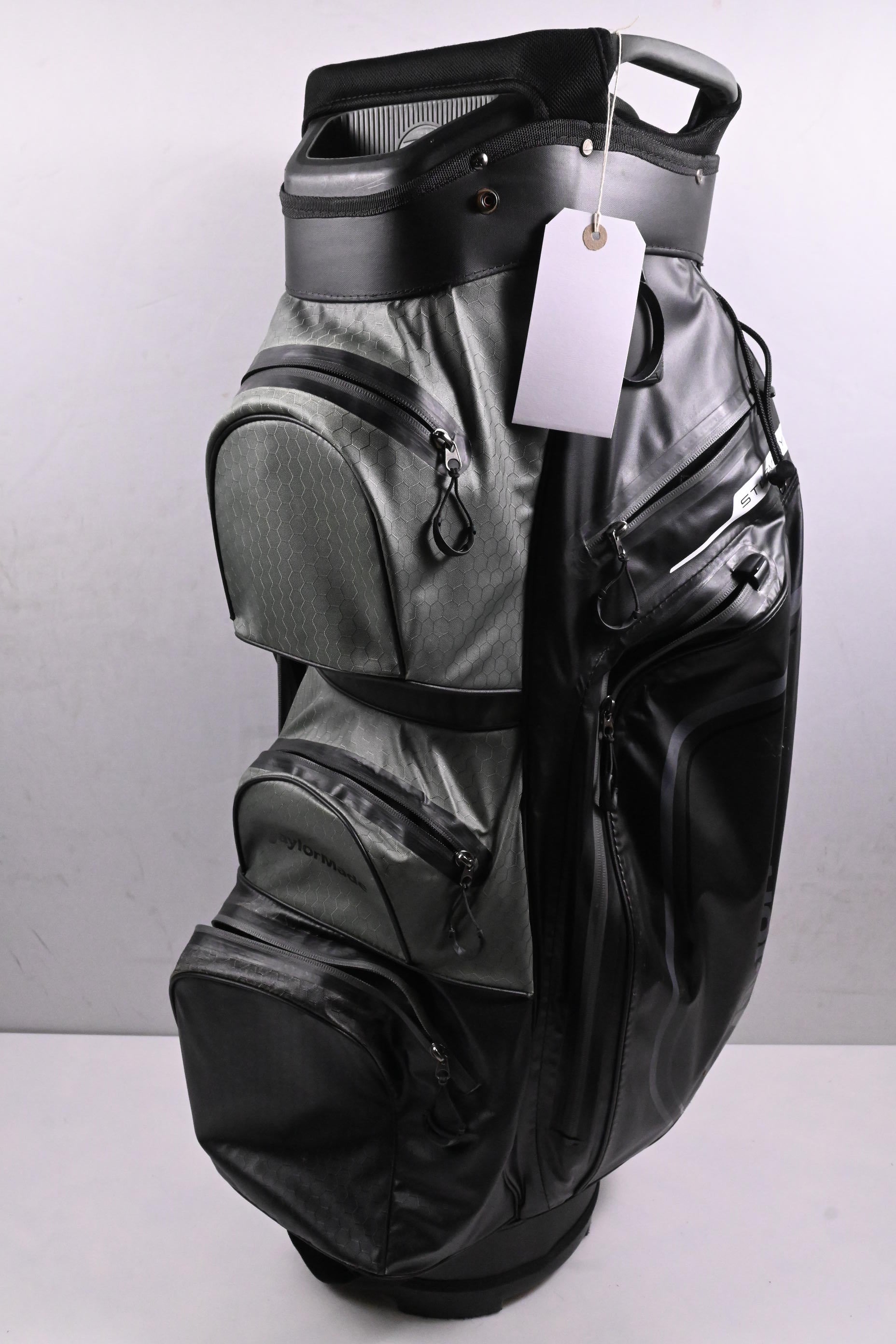 Taylormade Storm Dry Cart Bag / 14-Way Divider / Black, Grey