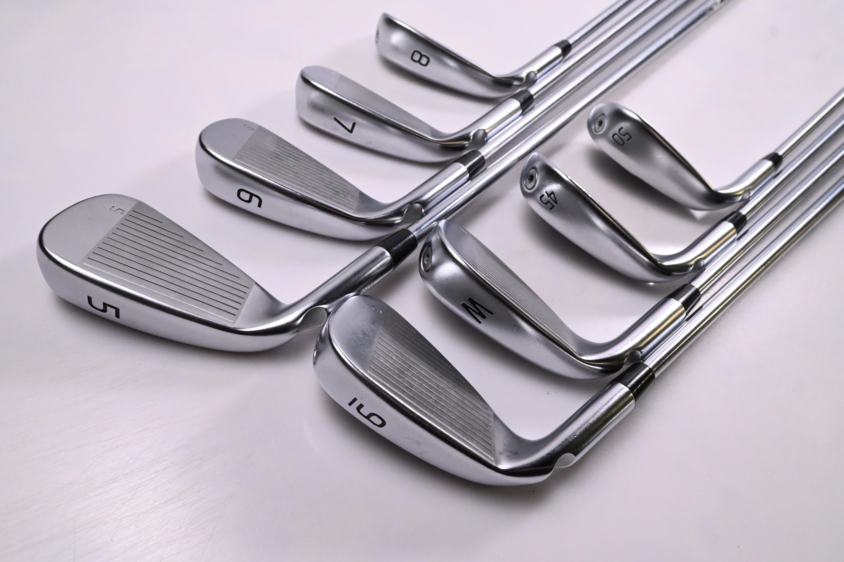 Ping G430 Irons / 5-PW+45°+50° / Blue Dot / Regular Flex Project X IO 105