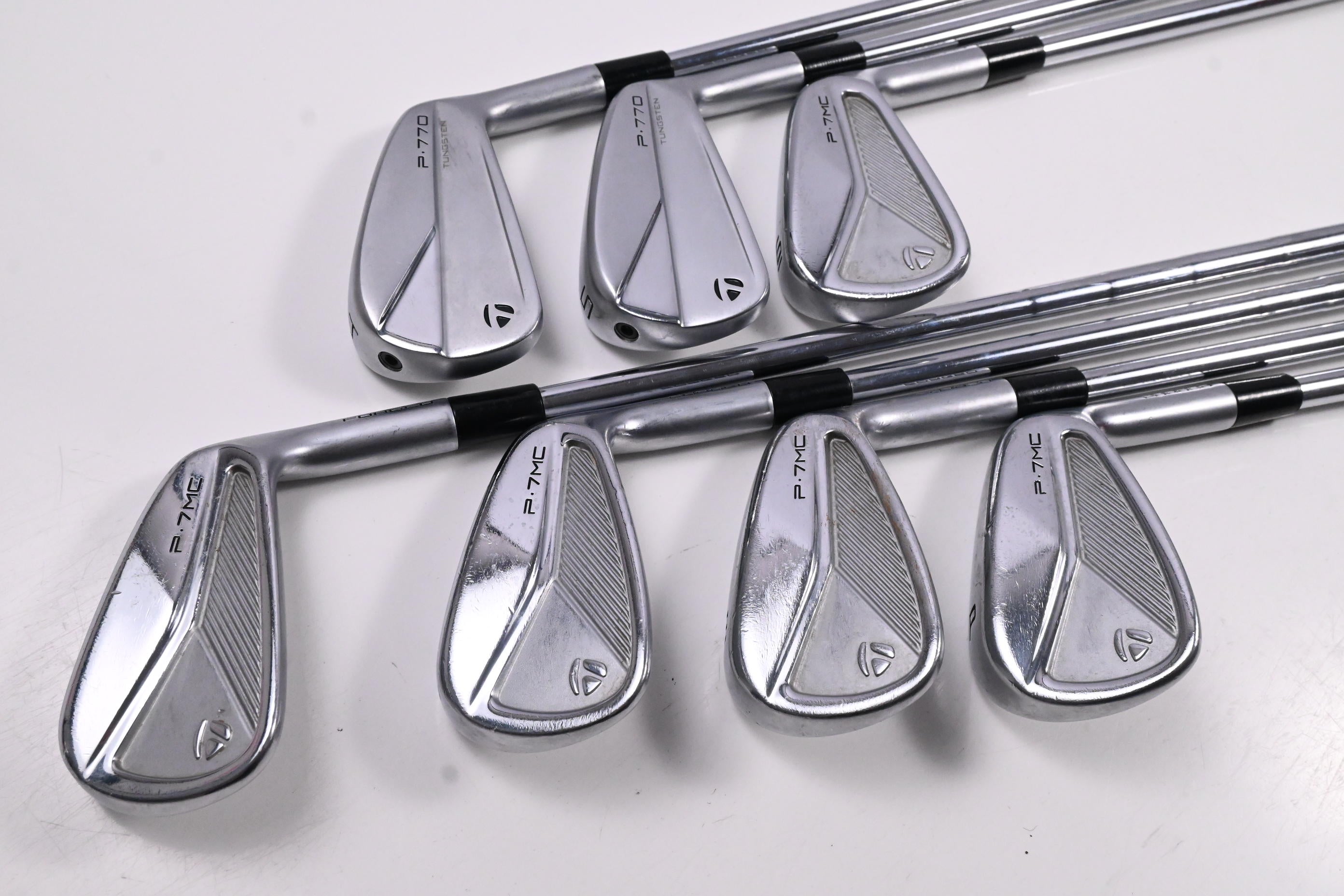 Taylormade P770/P7MC Combo Irons / 4-PW / Stiff Flex KBS Tour Shafts