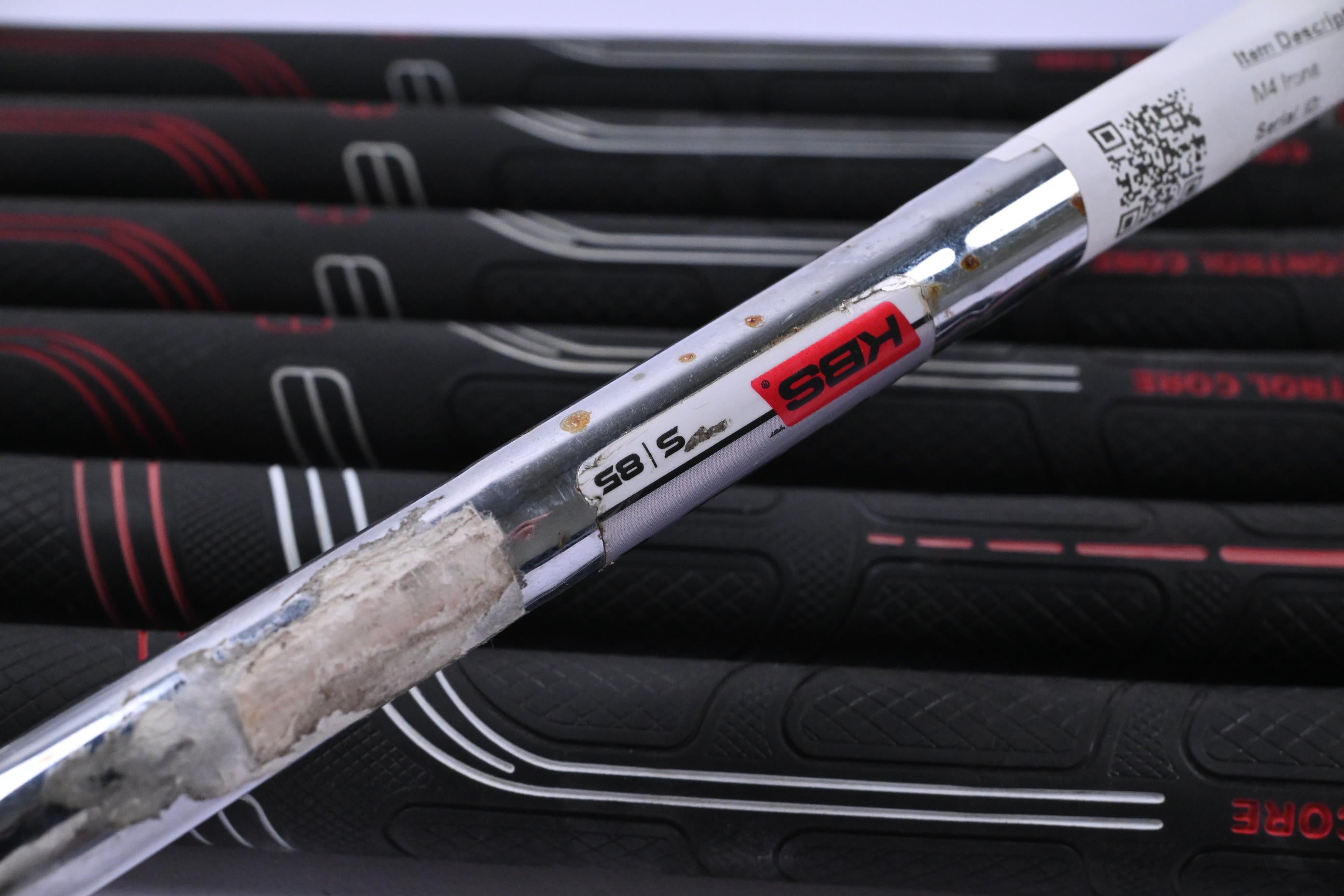 Taylormade M4 Irons / 4-PW / Stiff Flex KBS MAX 85 Shafts