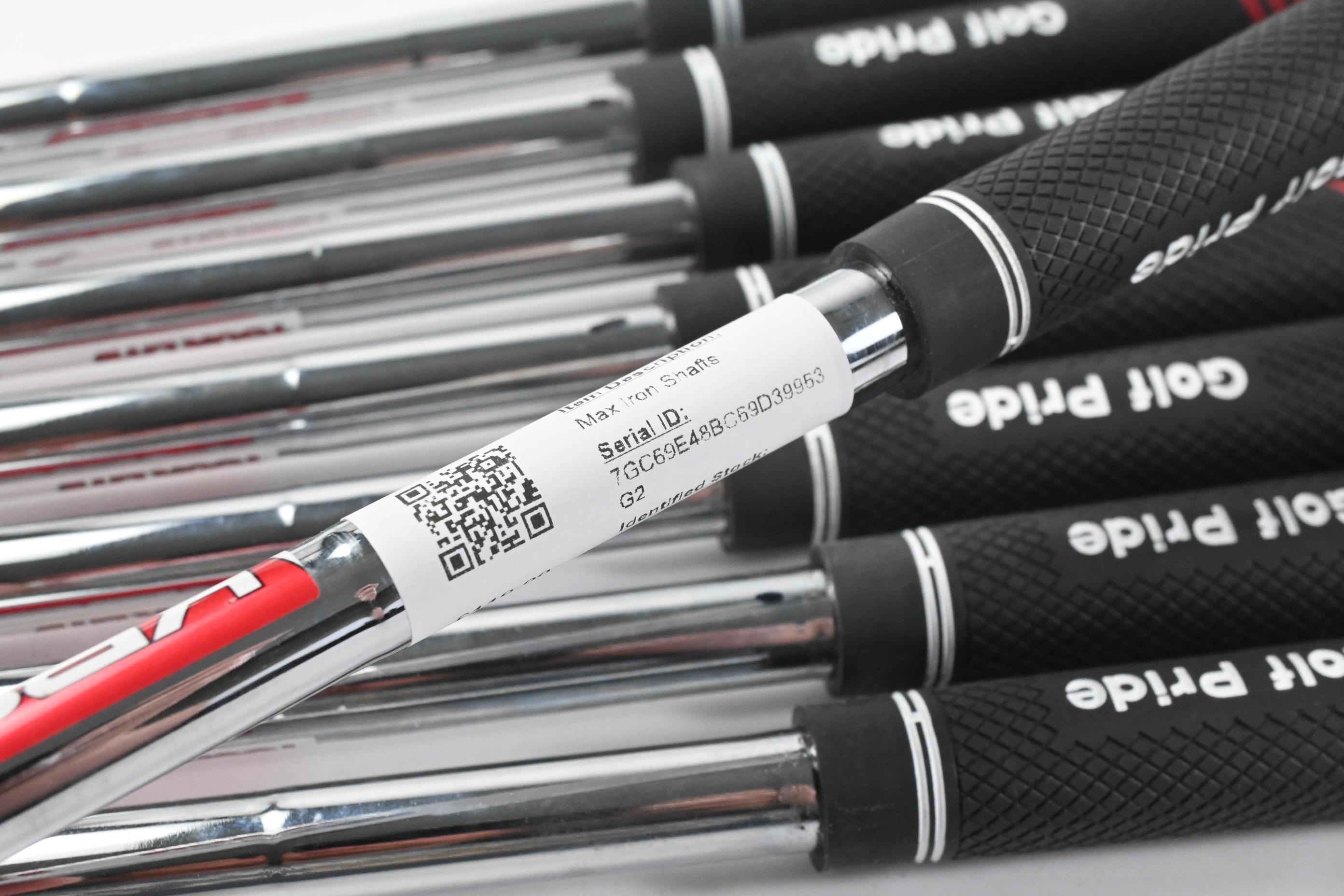 KBS Tour Lite Iron Shafts / Stiff Flex / Set of 8 / .355" Tip