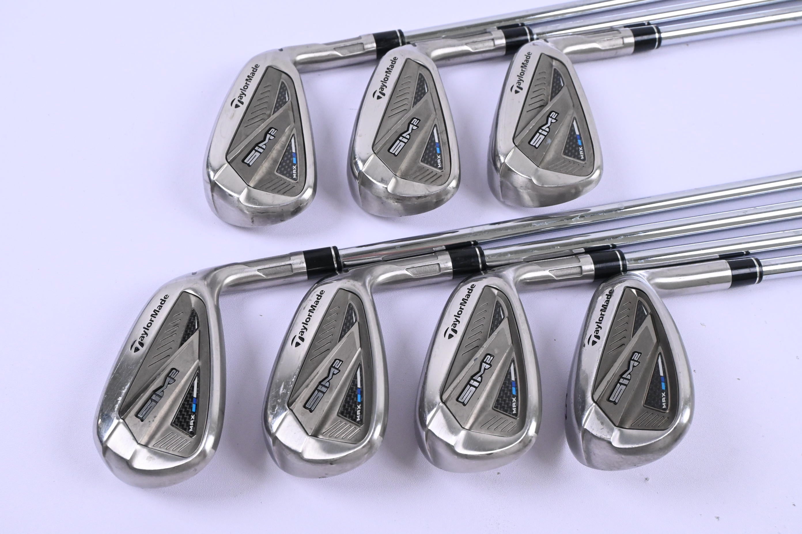 Taylormade SIM2 Max Irons / 5-PW+SW / Regular Flex KBS Max MT 85 Shafts