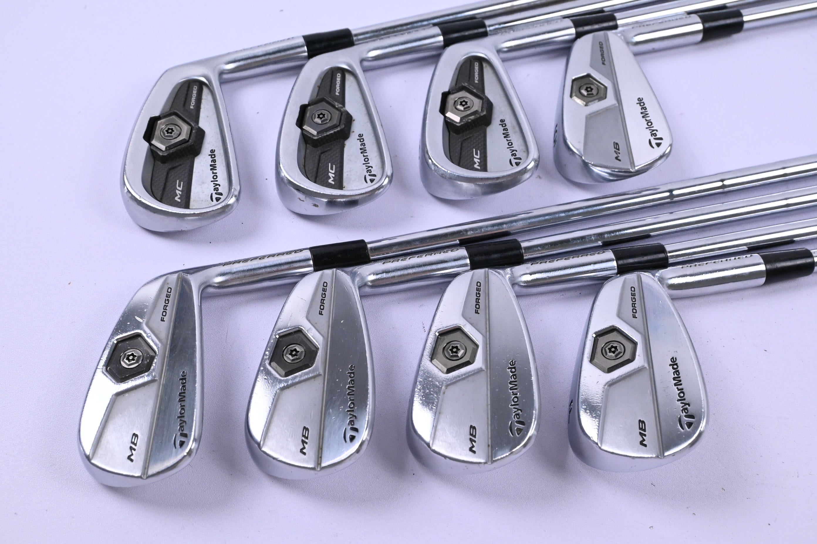 Taylormade Tour Preferred MC 2011 Irons / 3-PW / Regular Flex KBS Tour Shafts