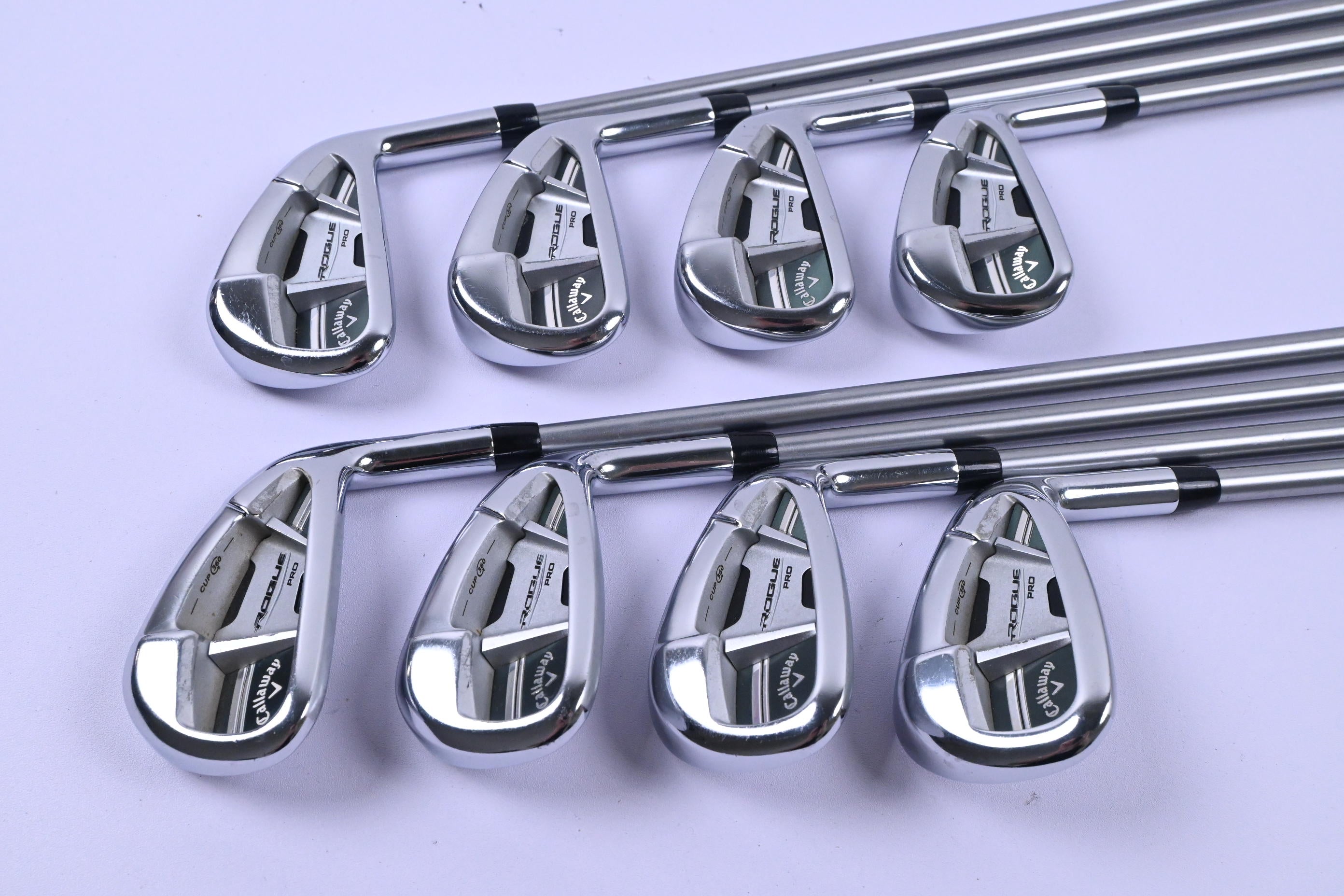 Ladies Callaway Rogue Pro Irons / 3-PW / Ladies Flex Aldila Quaranta 40 Shafts