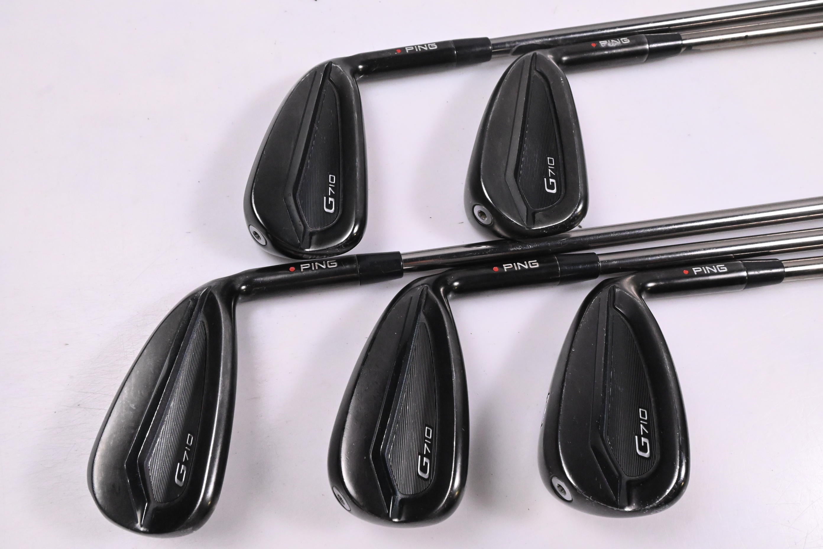 Ping G710 Irons / 6-PW / Red Dot / Senior Flex UST Recoil ES760 Shafts