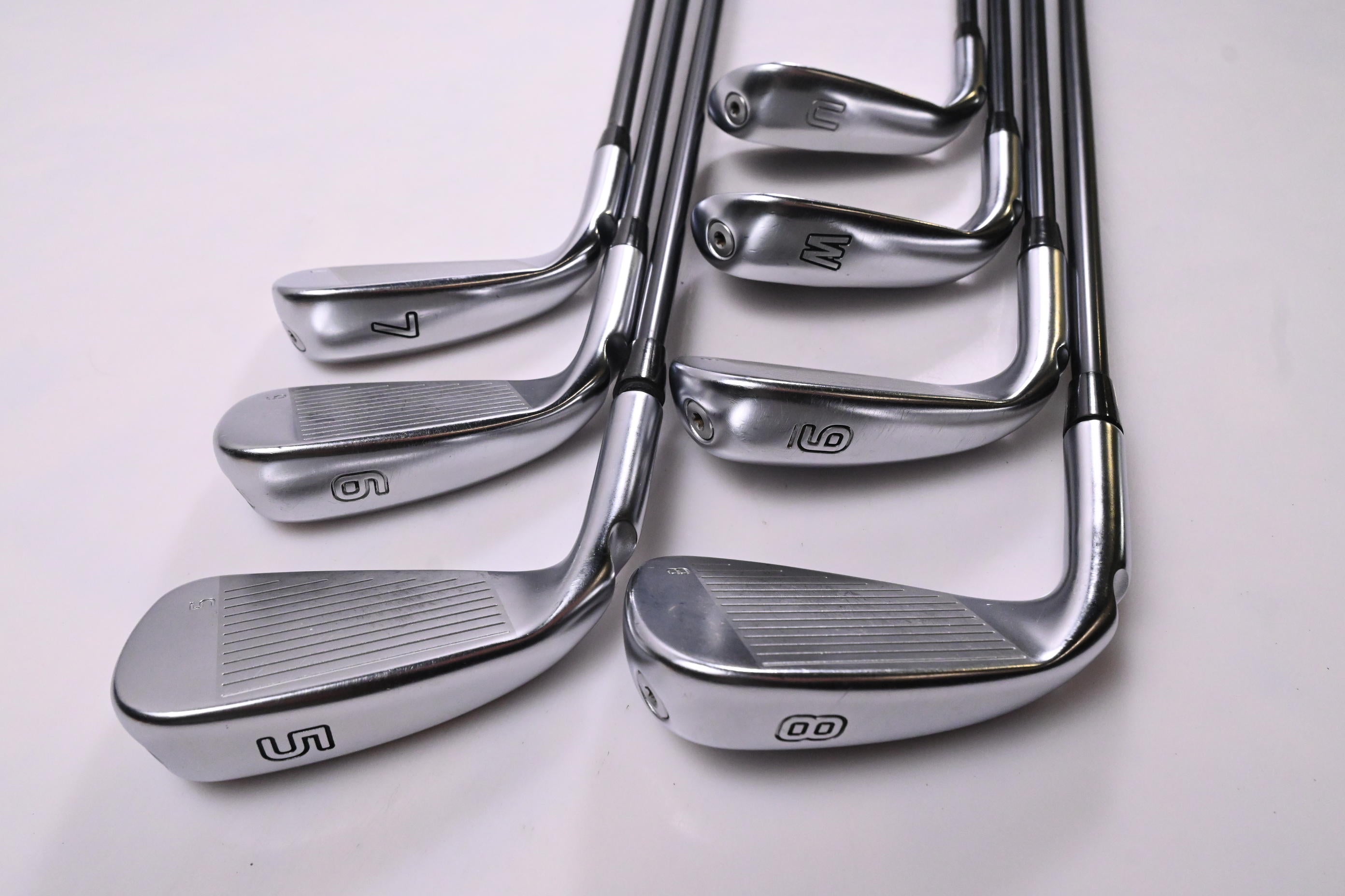 Ping G410 Irons / 5-PW+GW / Green Dot / Senior Flex Ping Alta CB Red Shafts