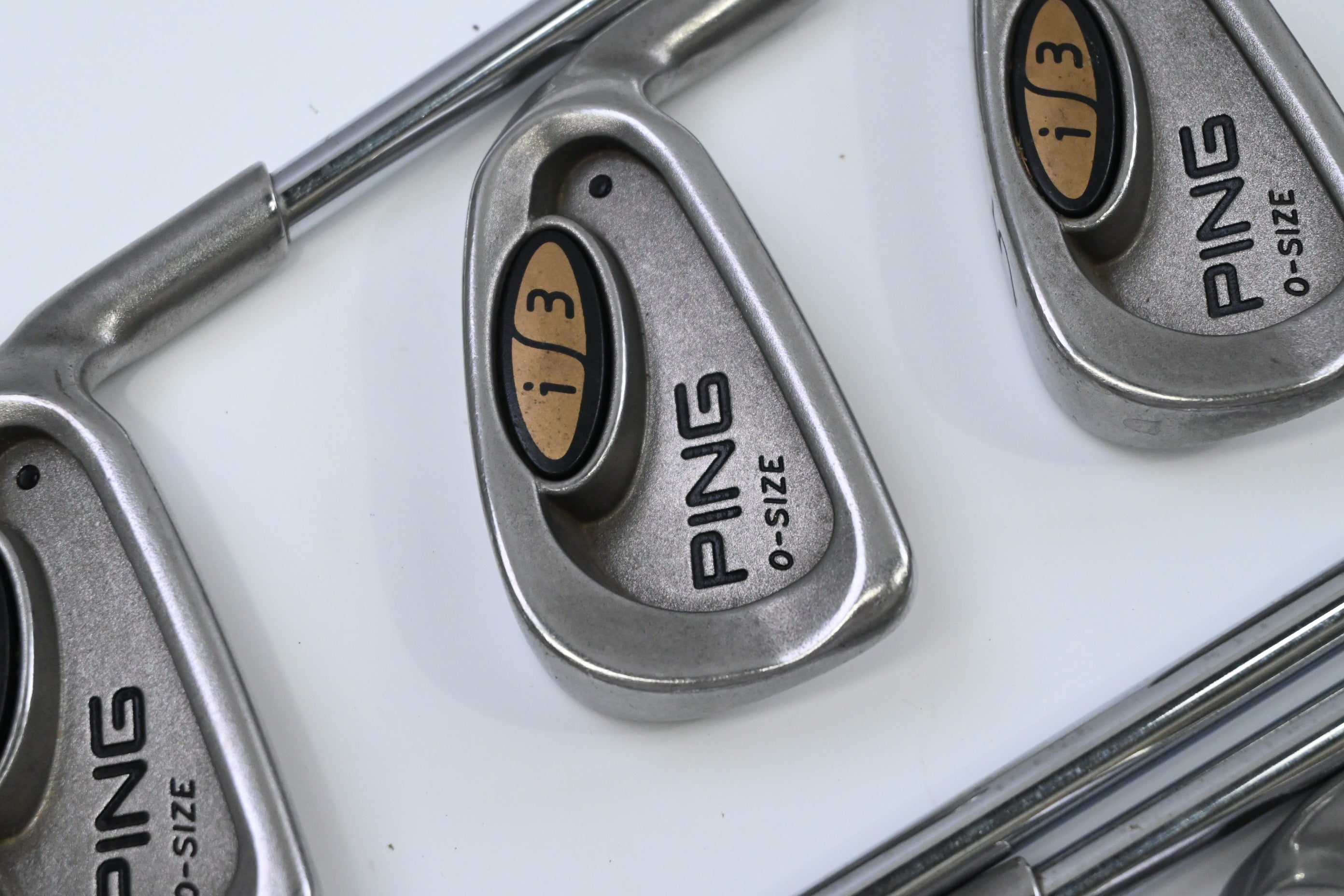 Ping i3 O-Size Irons / 3-PW / Black Dot / Regular Flex Ping JZ Cushin Shafts