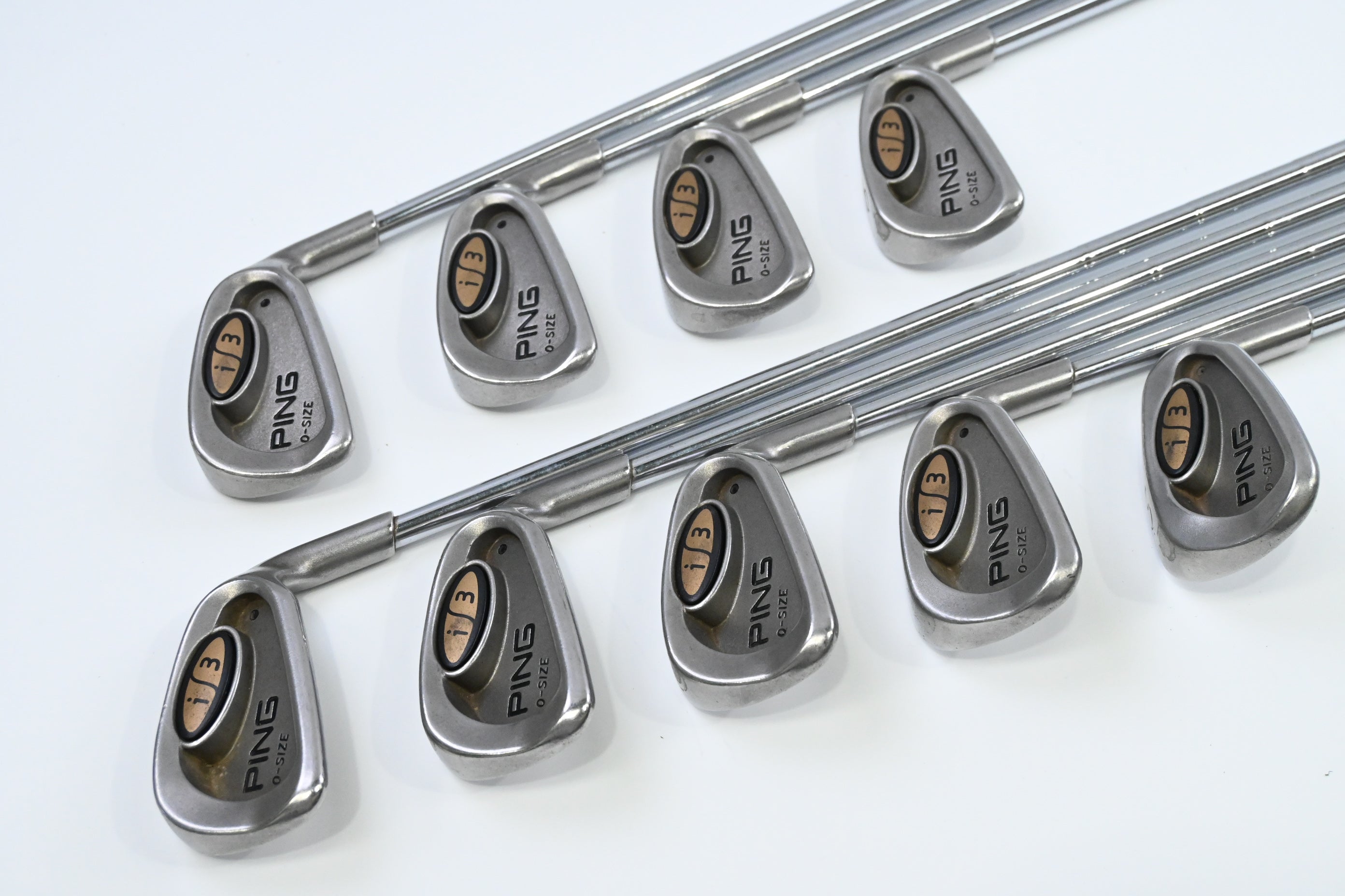 Ping i3 O-Size Irons / 3-PW / Black Dot / Regular Flex Ping JZ Cushin Shafts