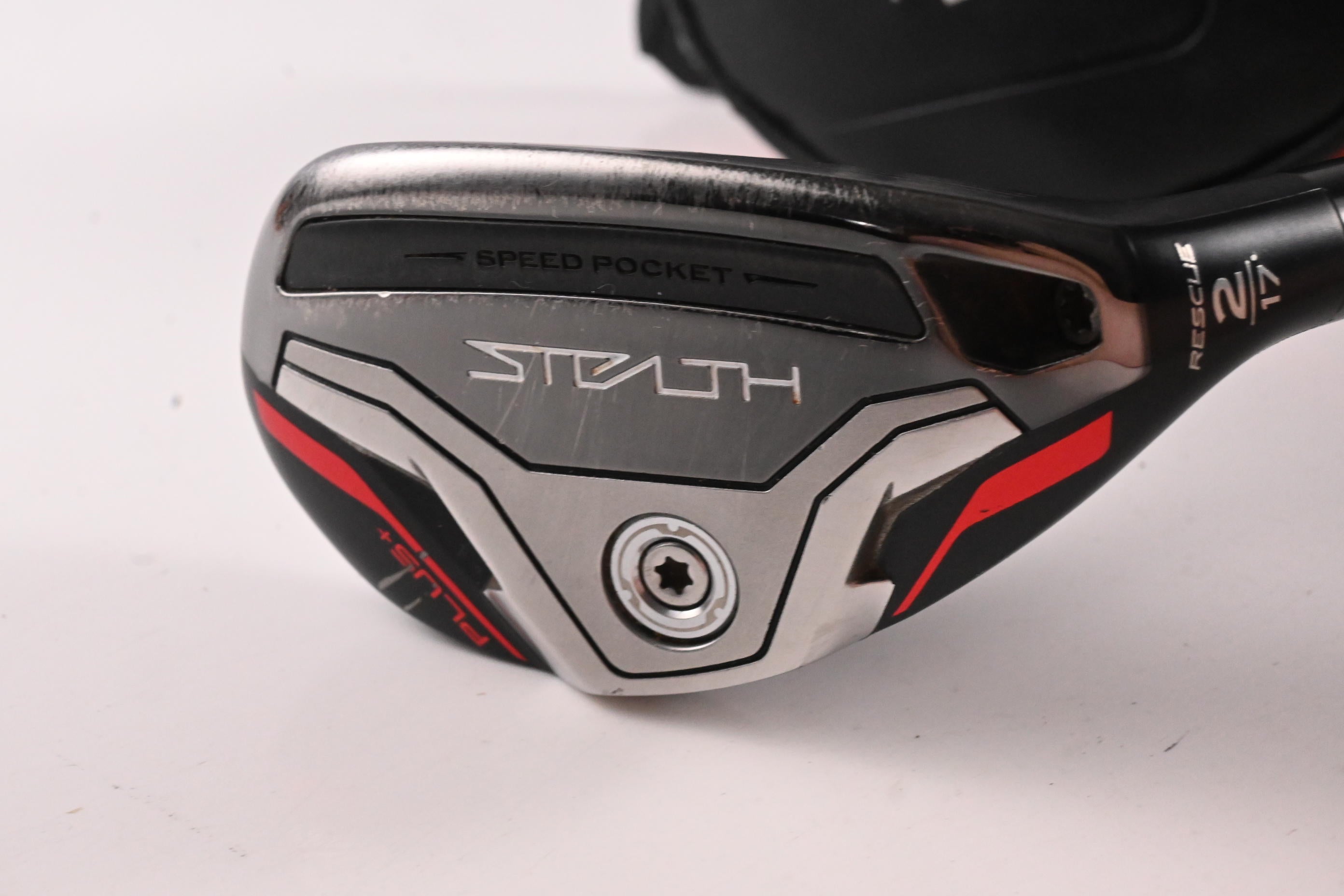 Taylormade Stealth Plus #2 Hybrid / 17 Degree / Stiff Flex HZRDUS RDX Smoke Red