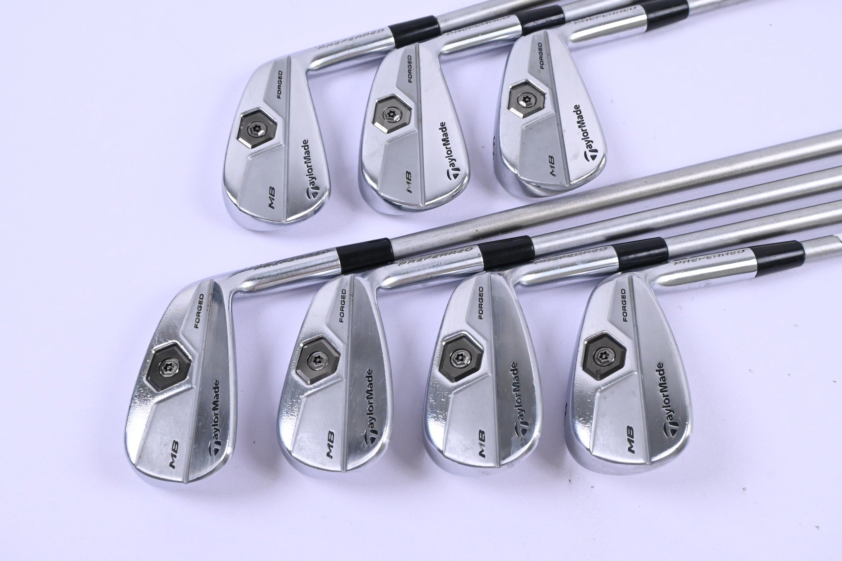 Taylormade Tour Preferred MB 2011 Irons / 4-PW / X-Flex KBS C-Taper 130 Shafts