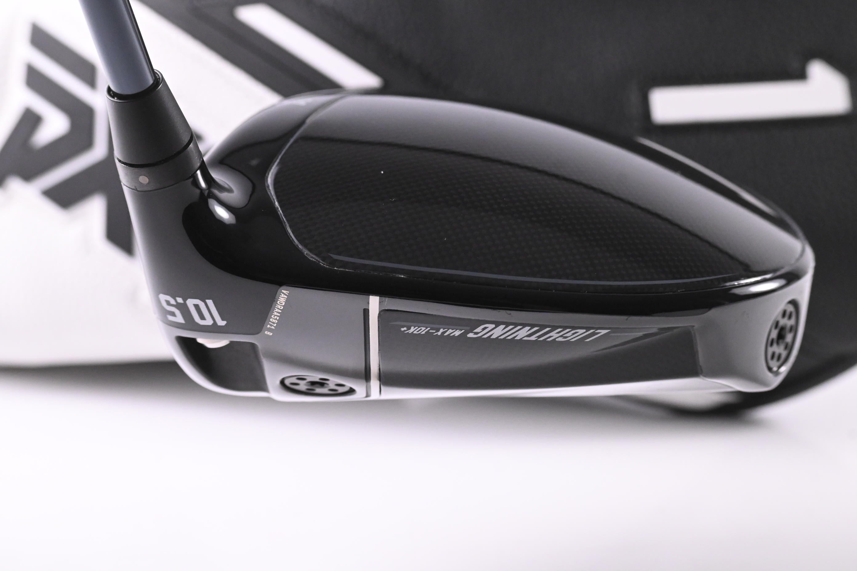 PXG Lightning Max 10K+ Driver / 10.5 Degree / Stiff Flex UST Lin-Q White 6 Shaft