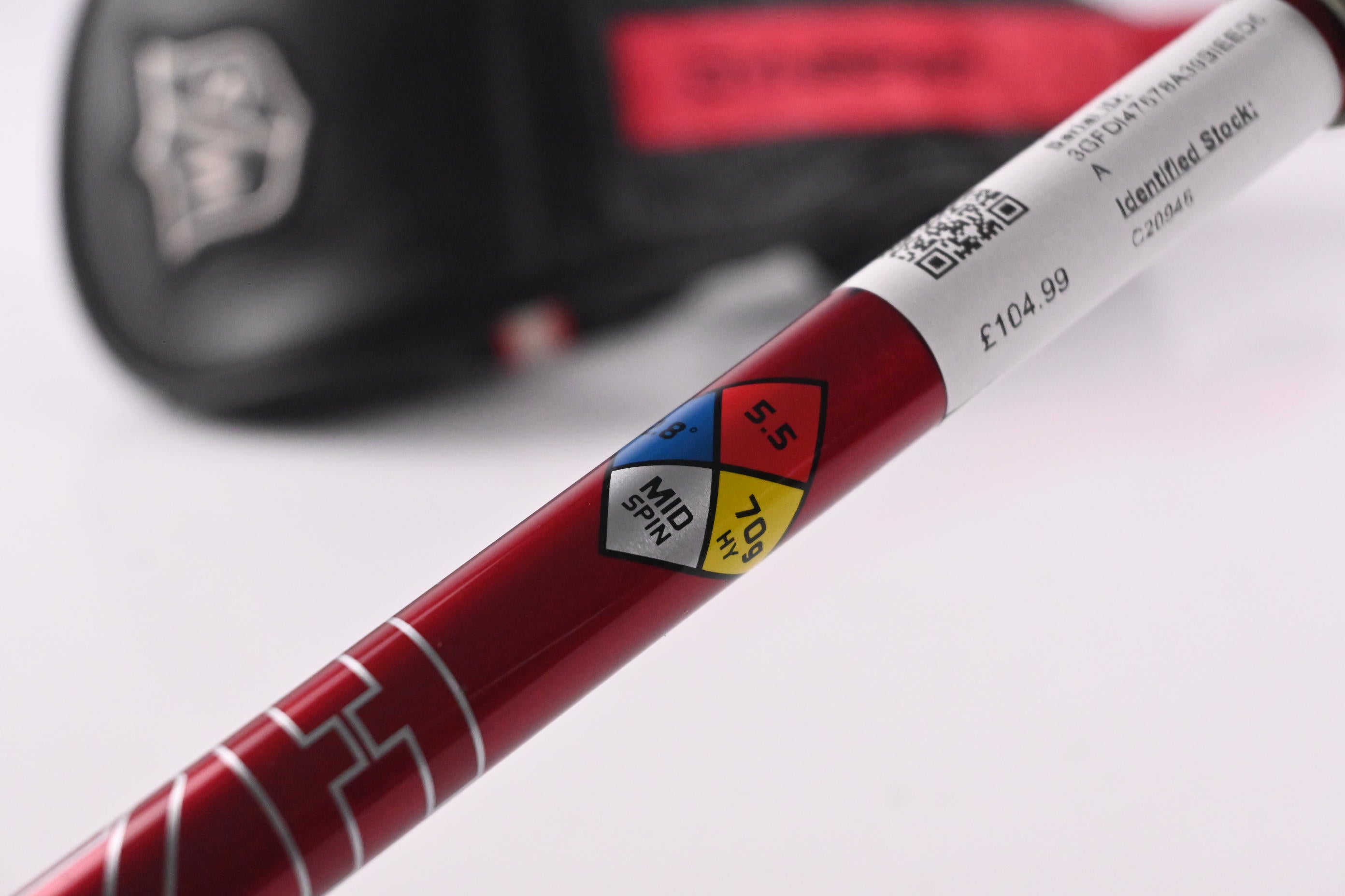 Wilson Dynapower 2023 #5 Hybrid / 25 Degree / Regular Flex HZRDUS Smoke Red RDX